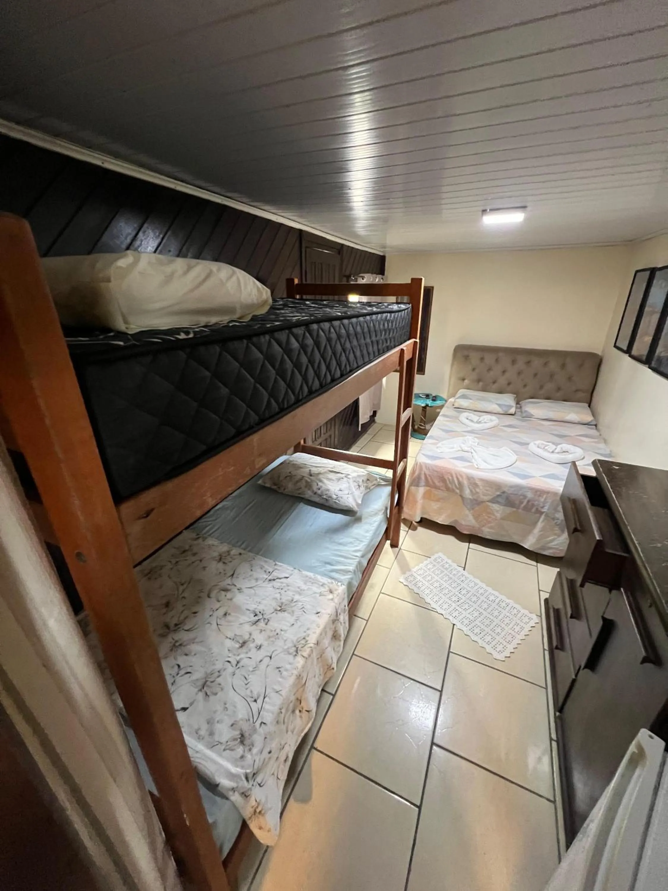 Bed in Pousada Coração da Ilha