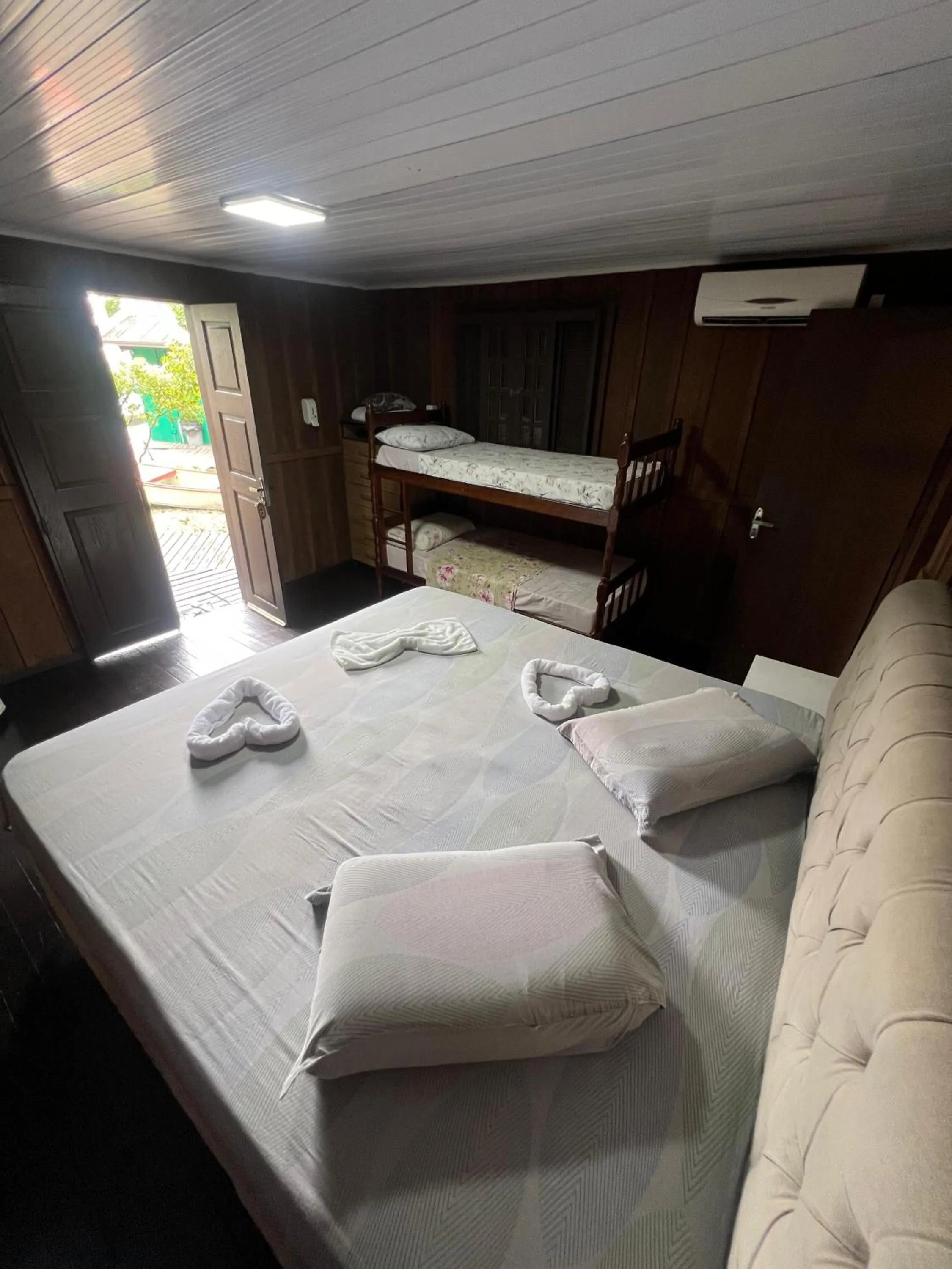 Bed in Pousada Coração da Ilha