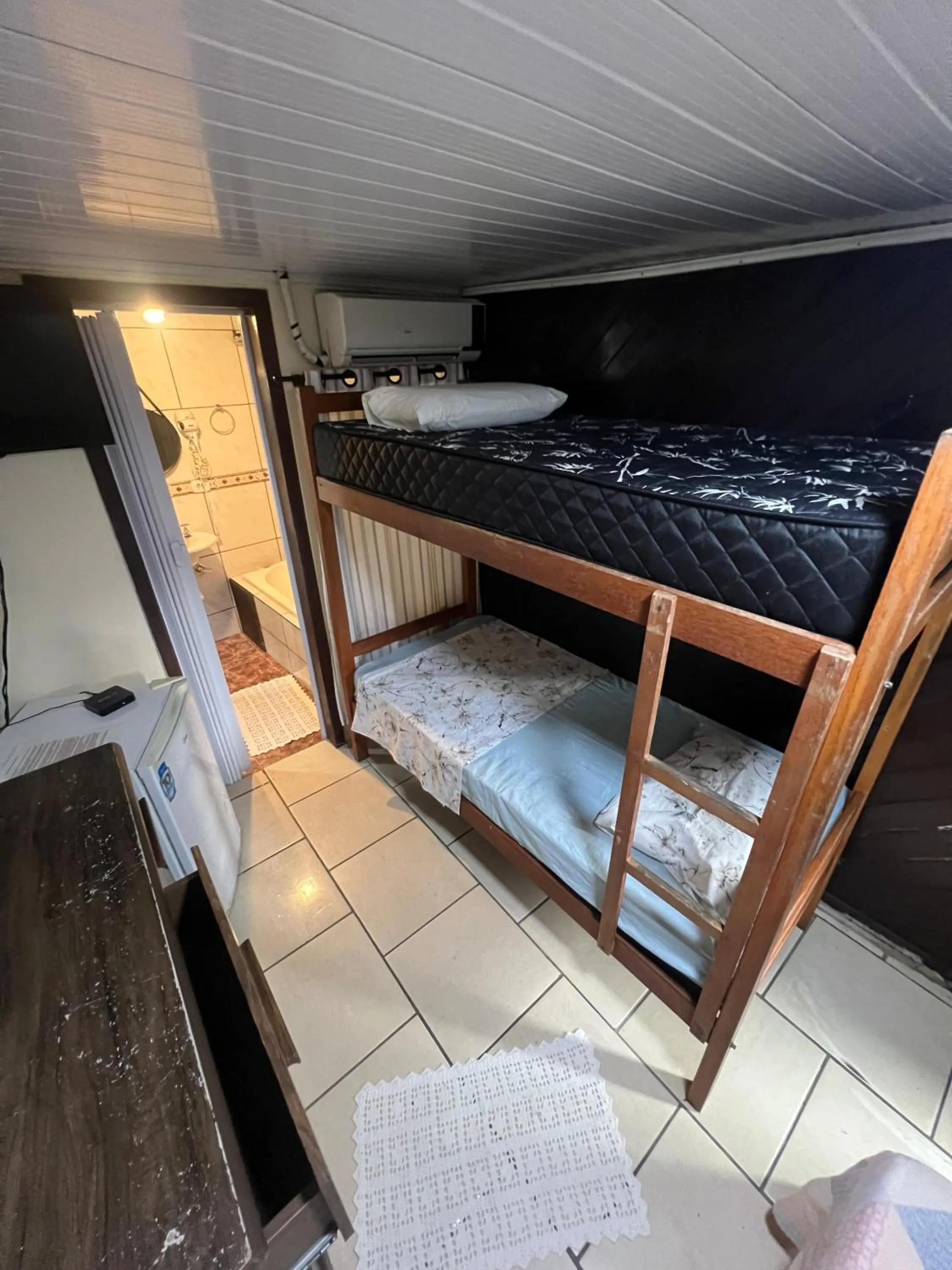 Bed in Pousada Coração da Ilha