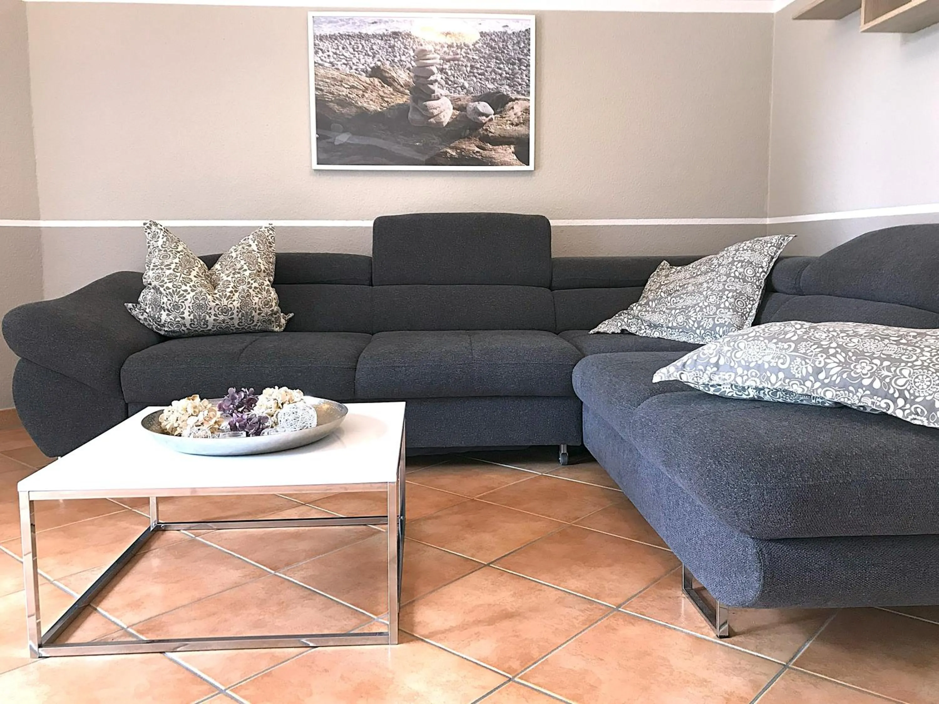 Living room in Ferienwohnung Britta