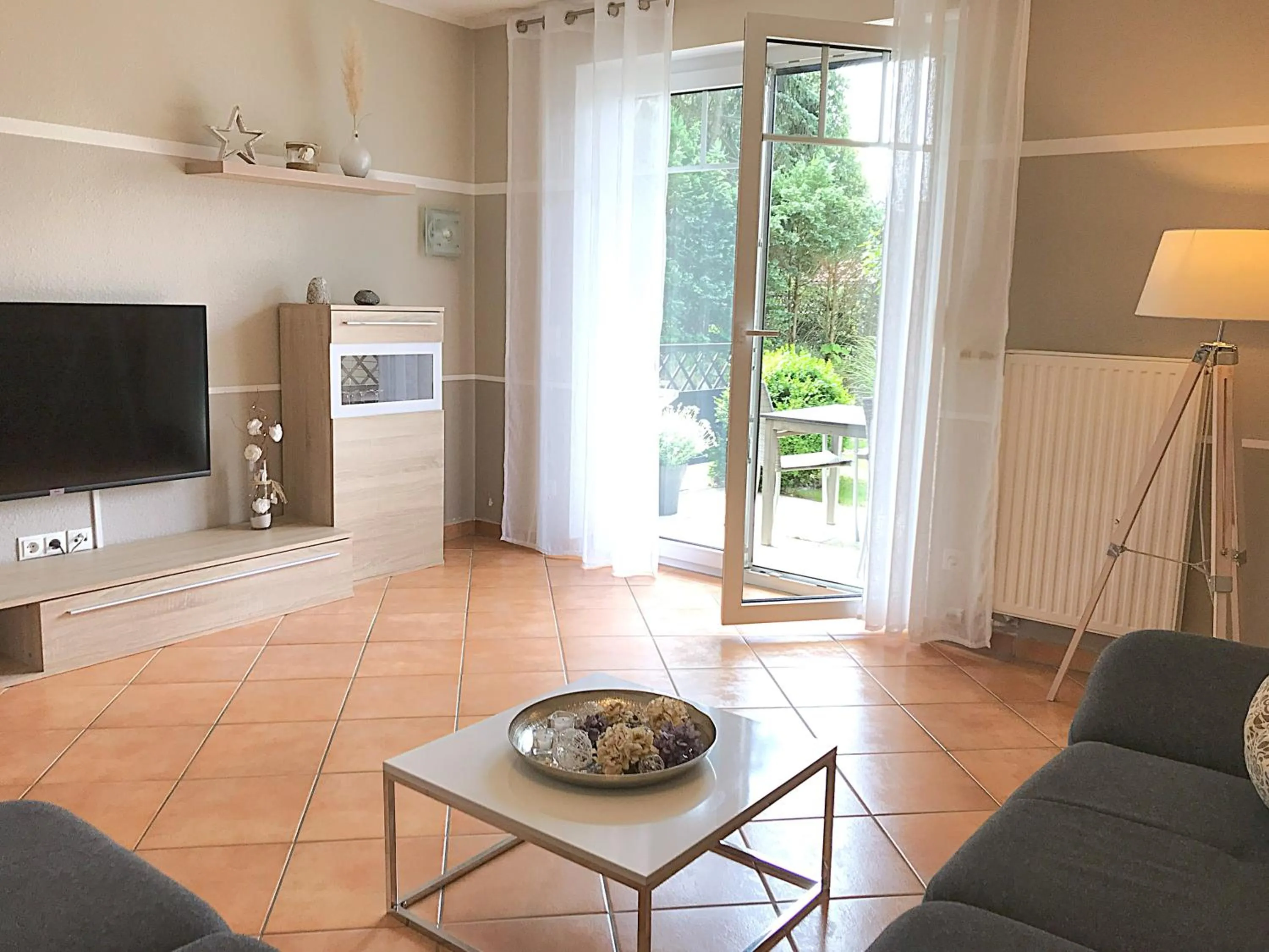 Living room in Ferienwohnung Britta