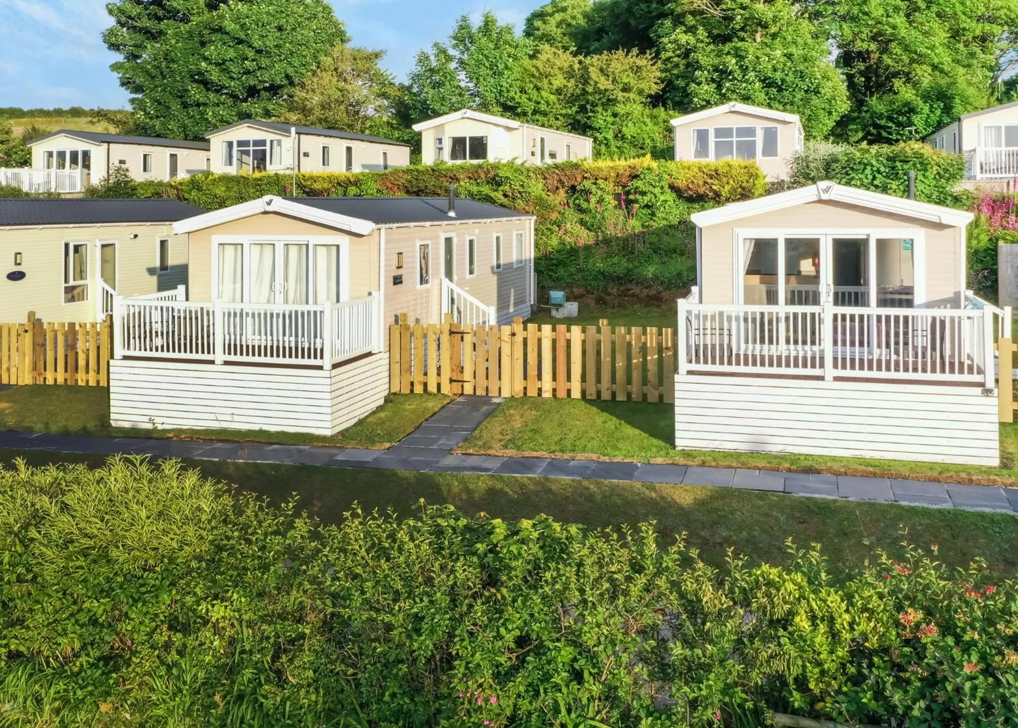 Property building in Calloose Holiday Park