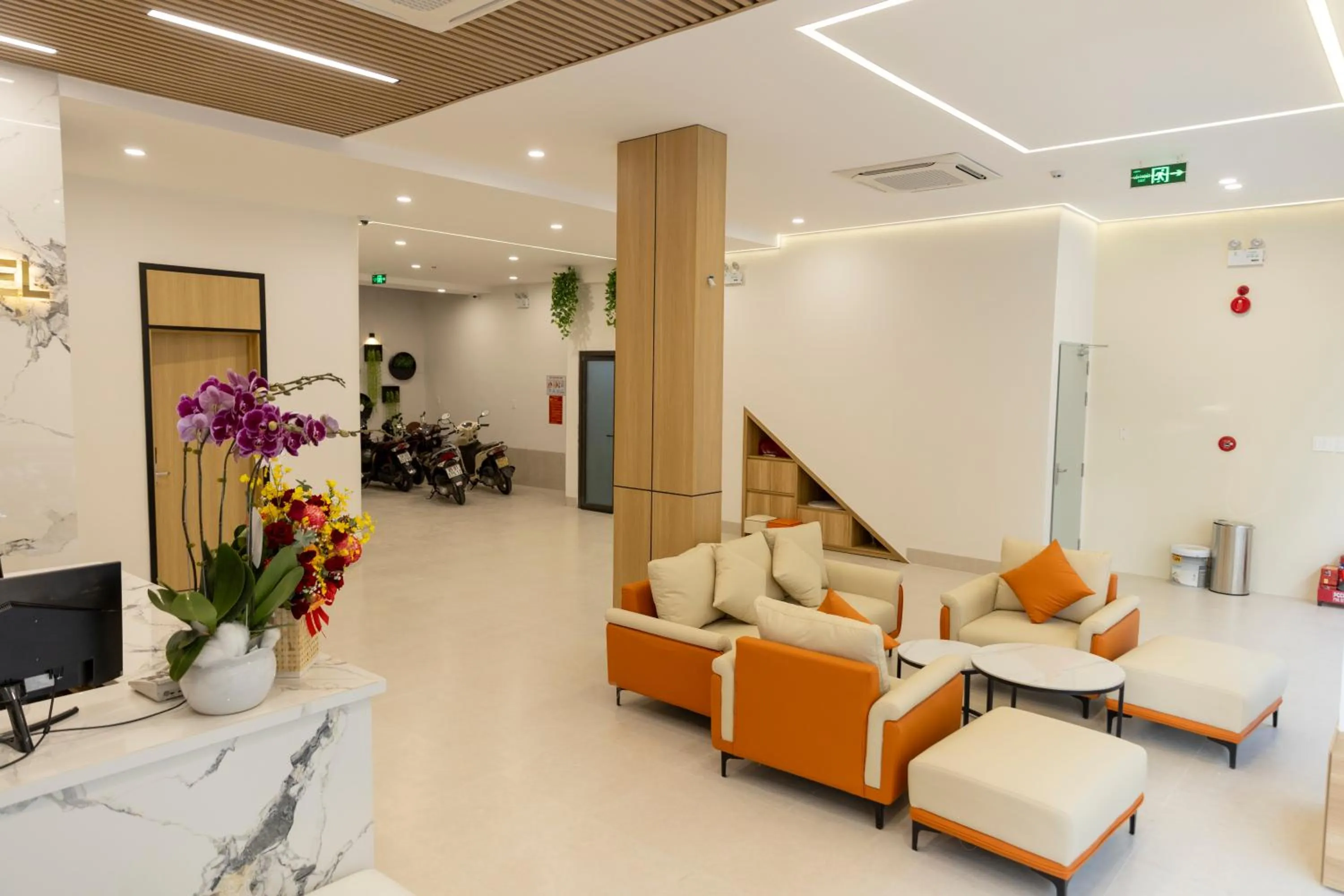 Living room in C&M Hotel