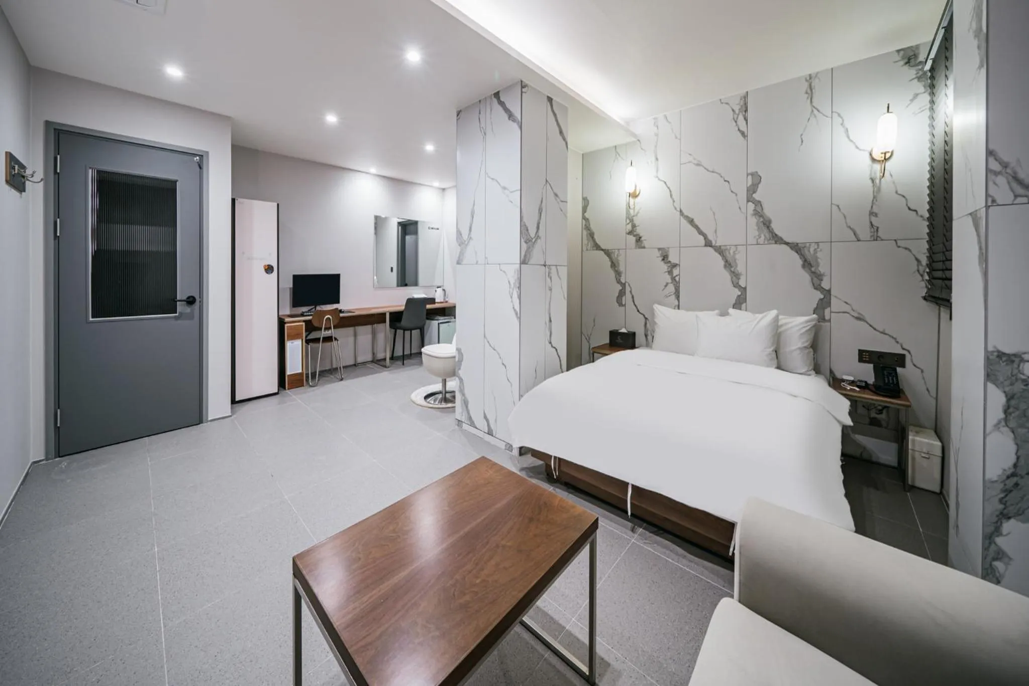 Bed in Daegu Exco Lead Hotel