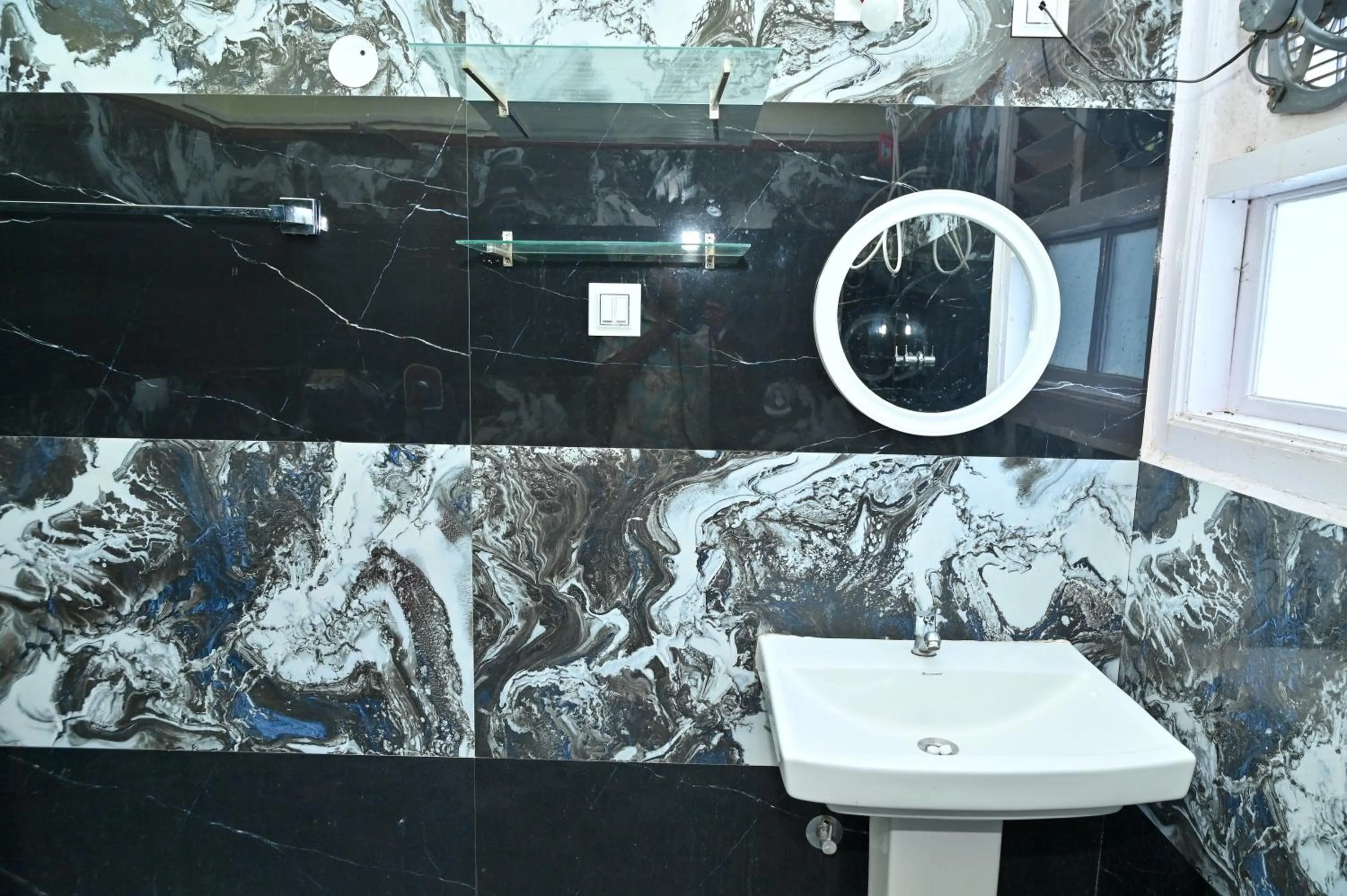 Bathroom in NAVARATHNA International resort