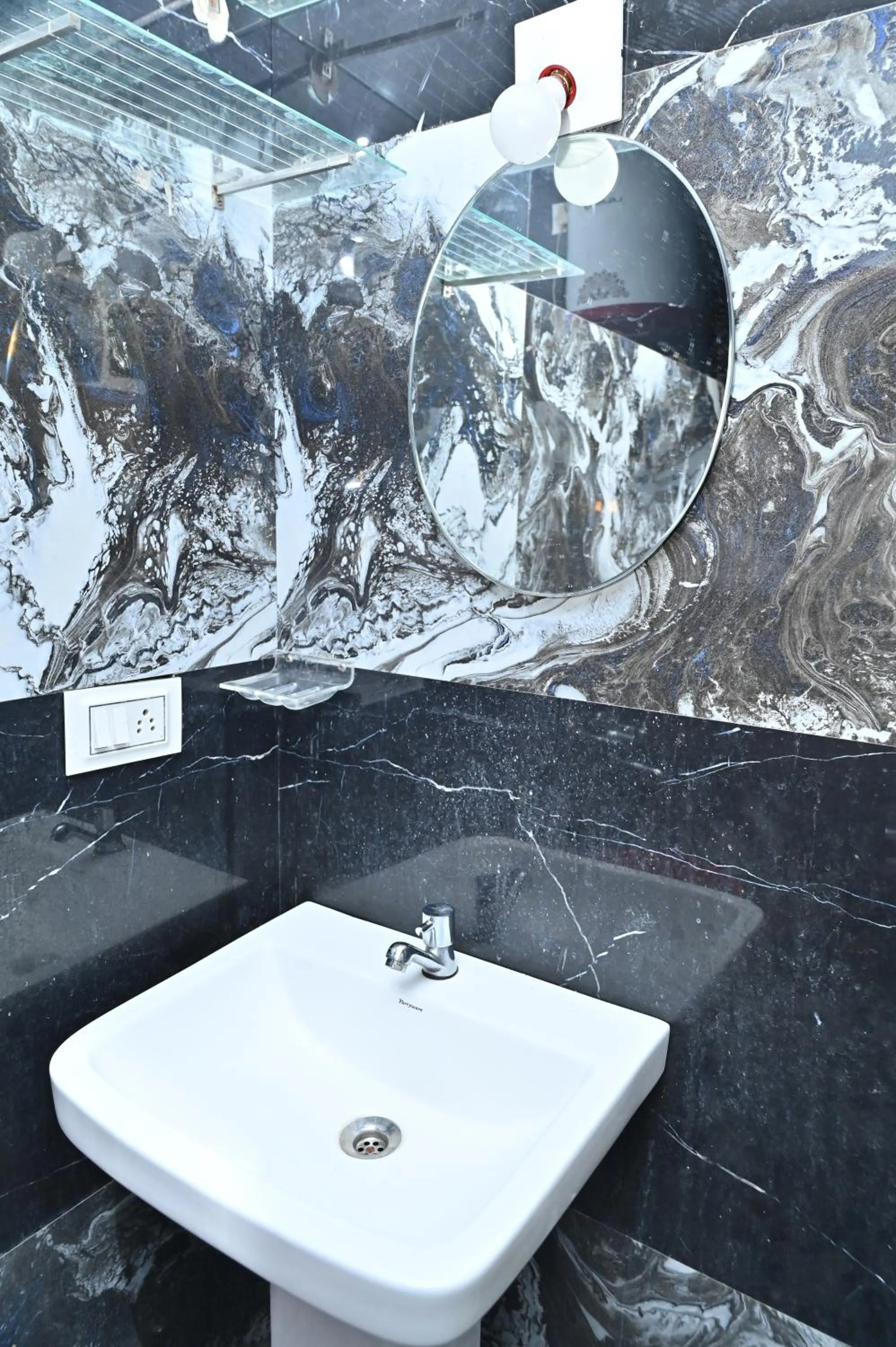 Bathroom in NAVARATHNA International resort