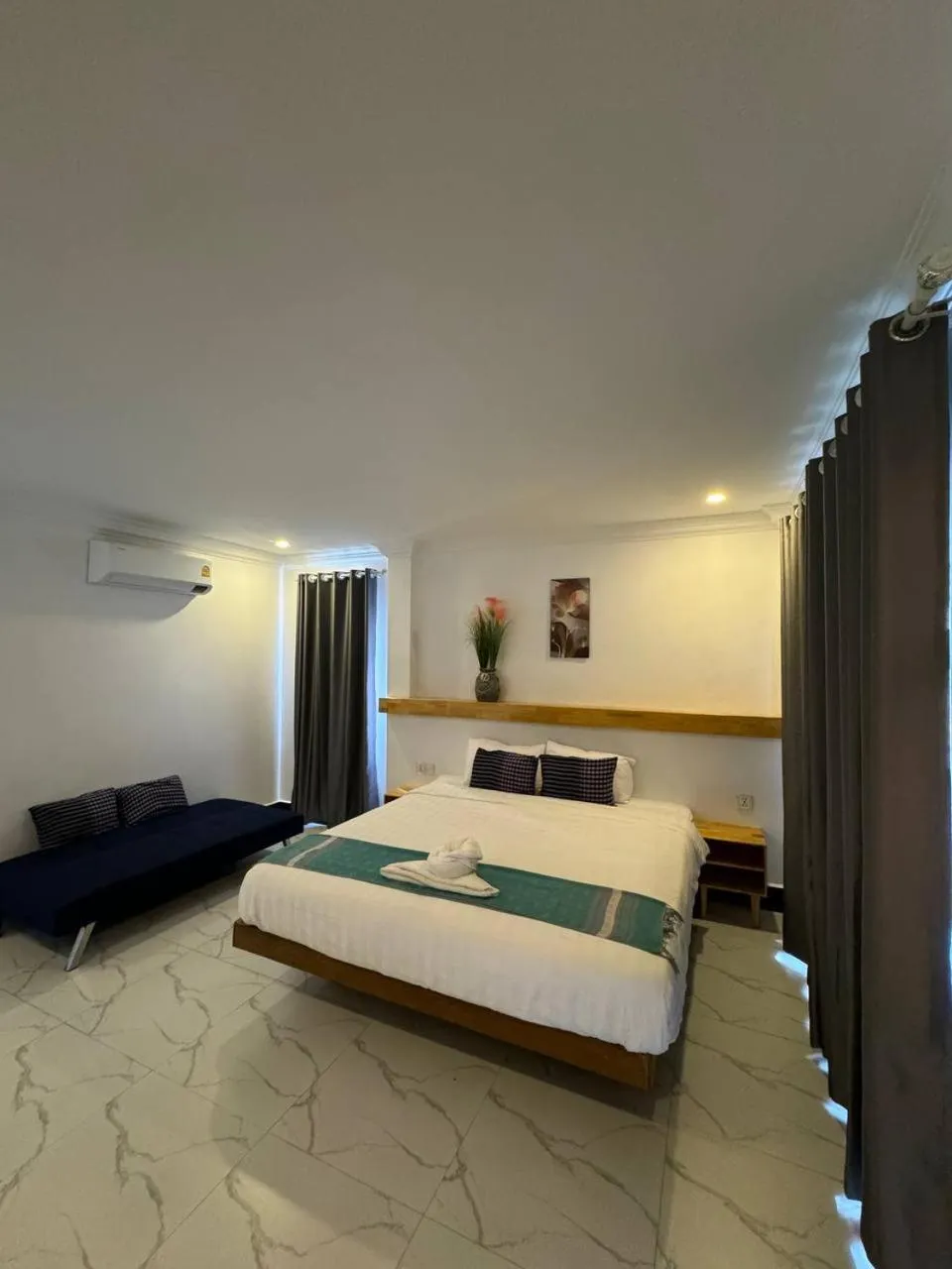 Bed in SAMOT KHSACH RESORT ll