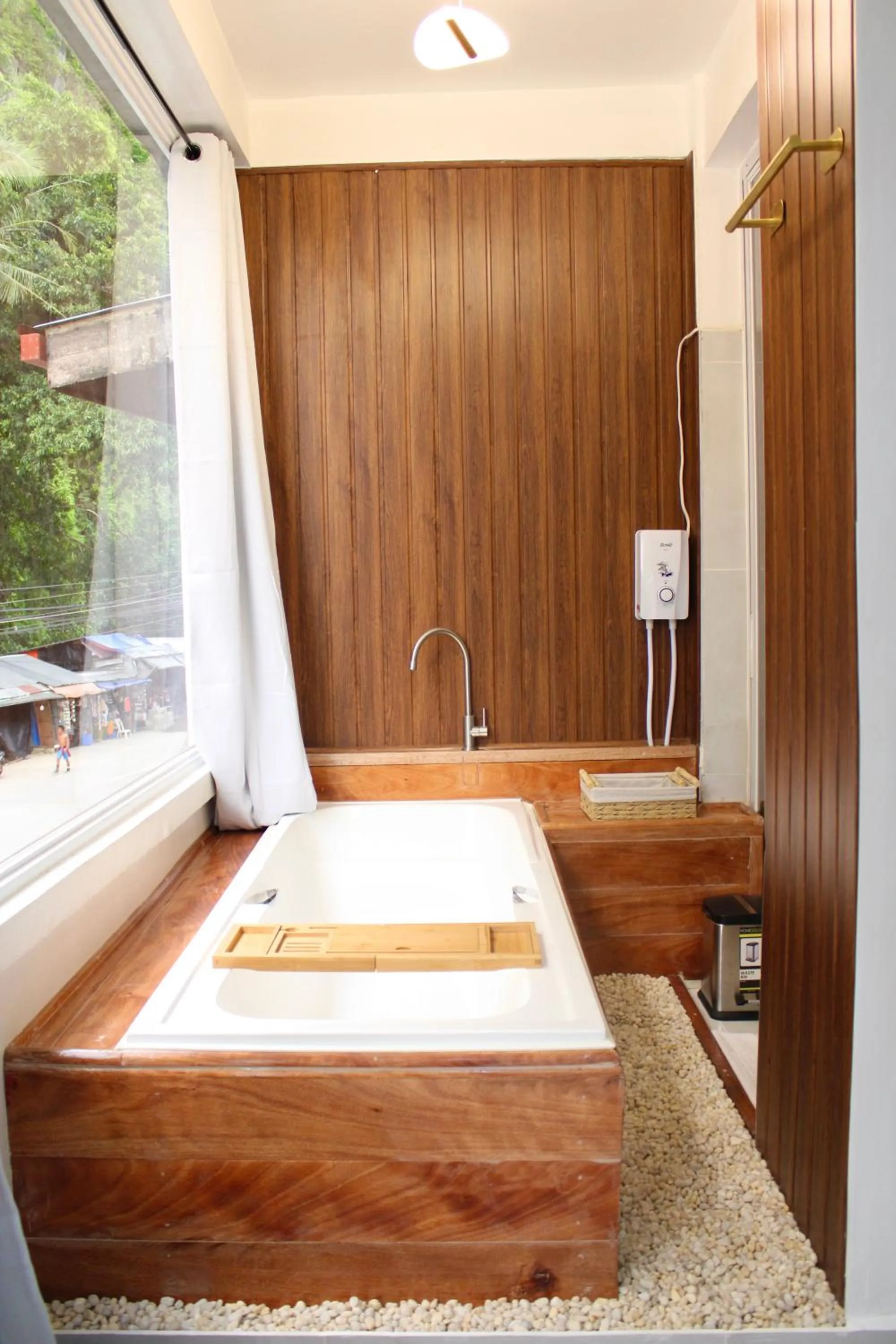 Bath, Bed in Mayad Boutique Hotel El Nido - Newly Renovated