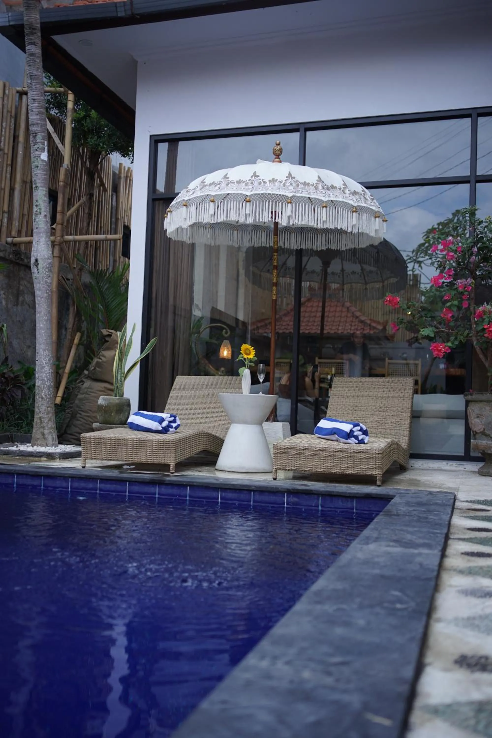 Patio in Villa La Familia Dua