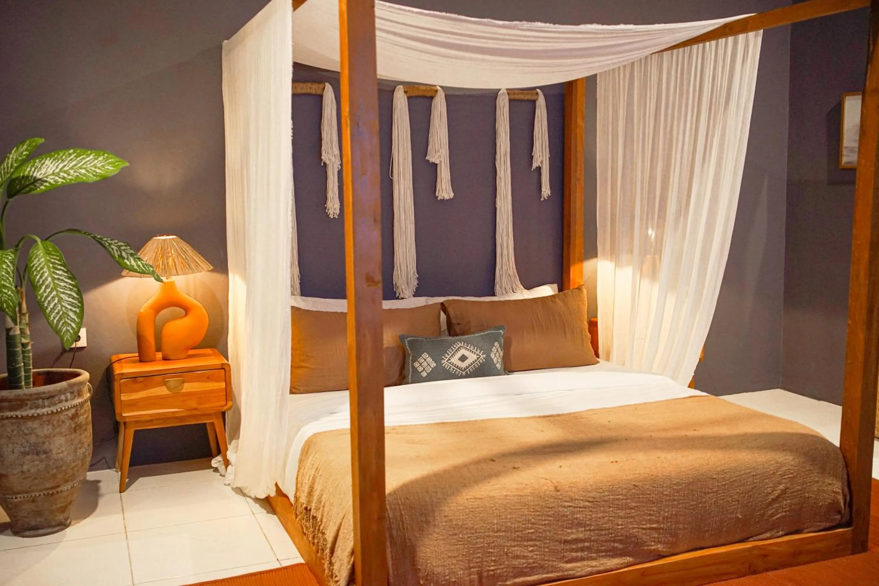 Bed in Villa La Familia Dua