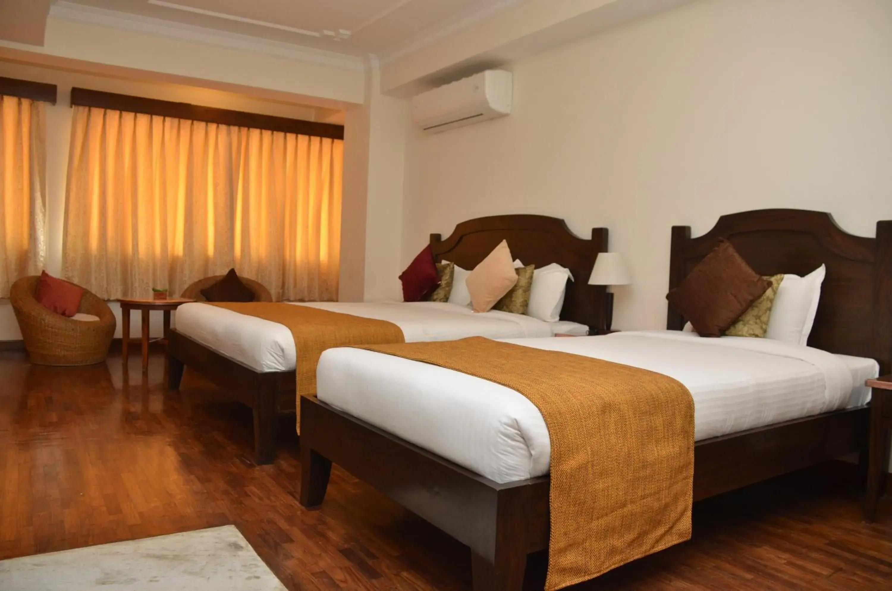 Bed in Hotel Holy Himalaya Bed in Hotel Holy Himalaya