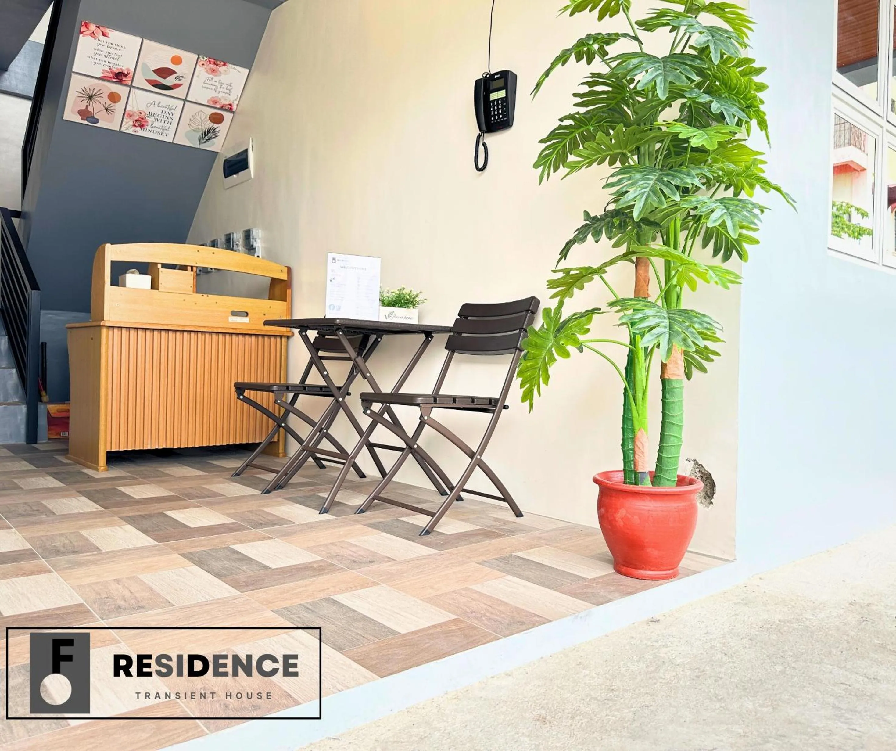 Lobby or reception in F Residence Transient House