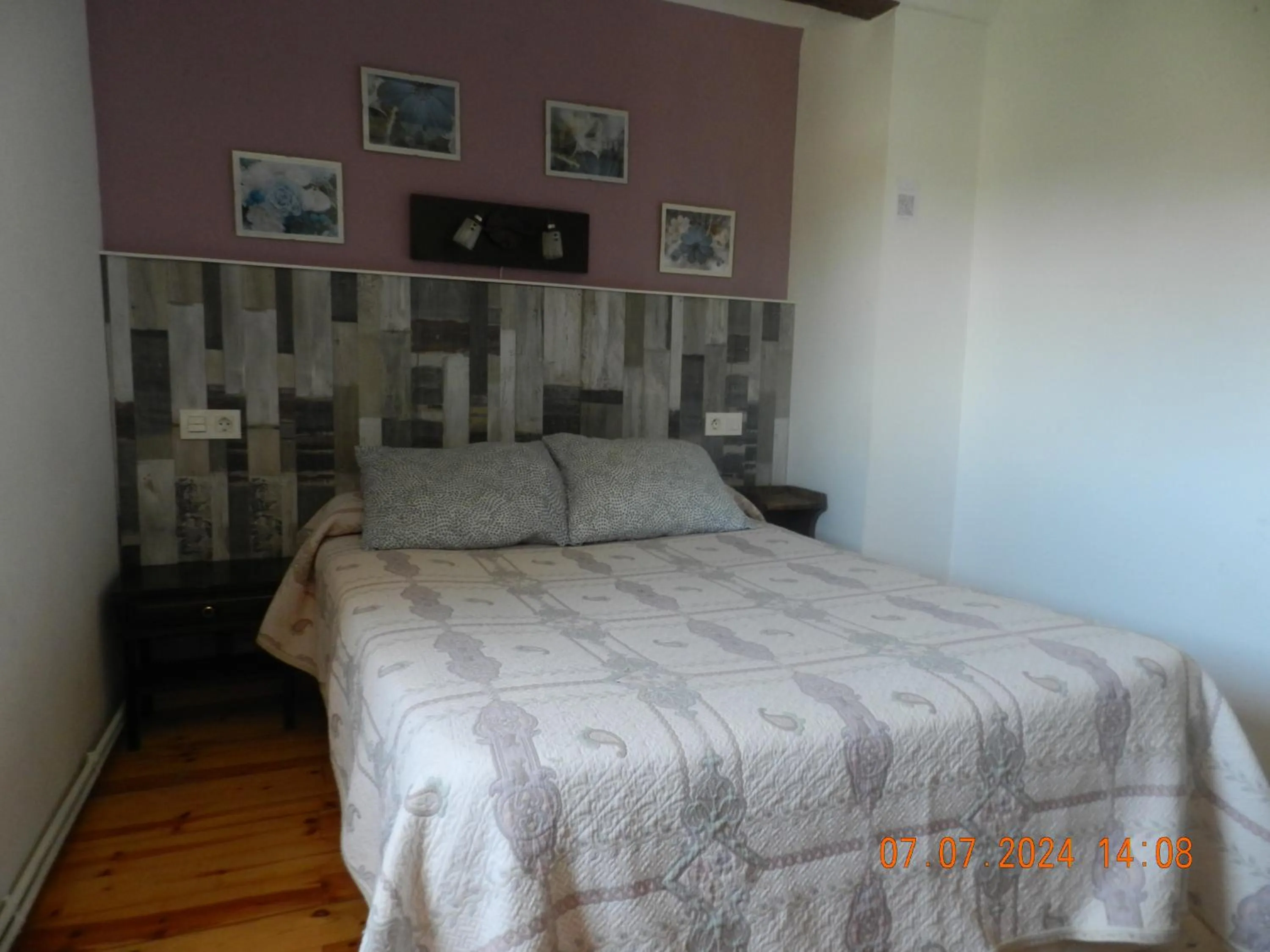 Bed in Hotel Rural Papasol