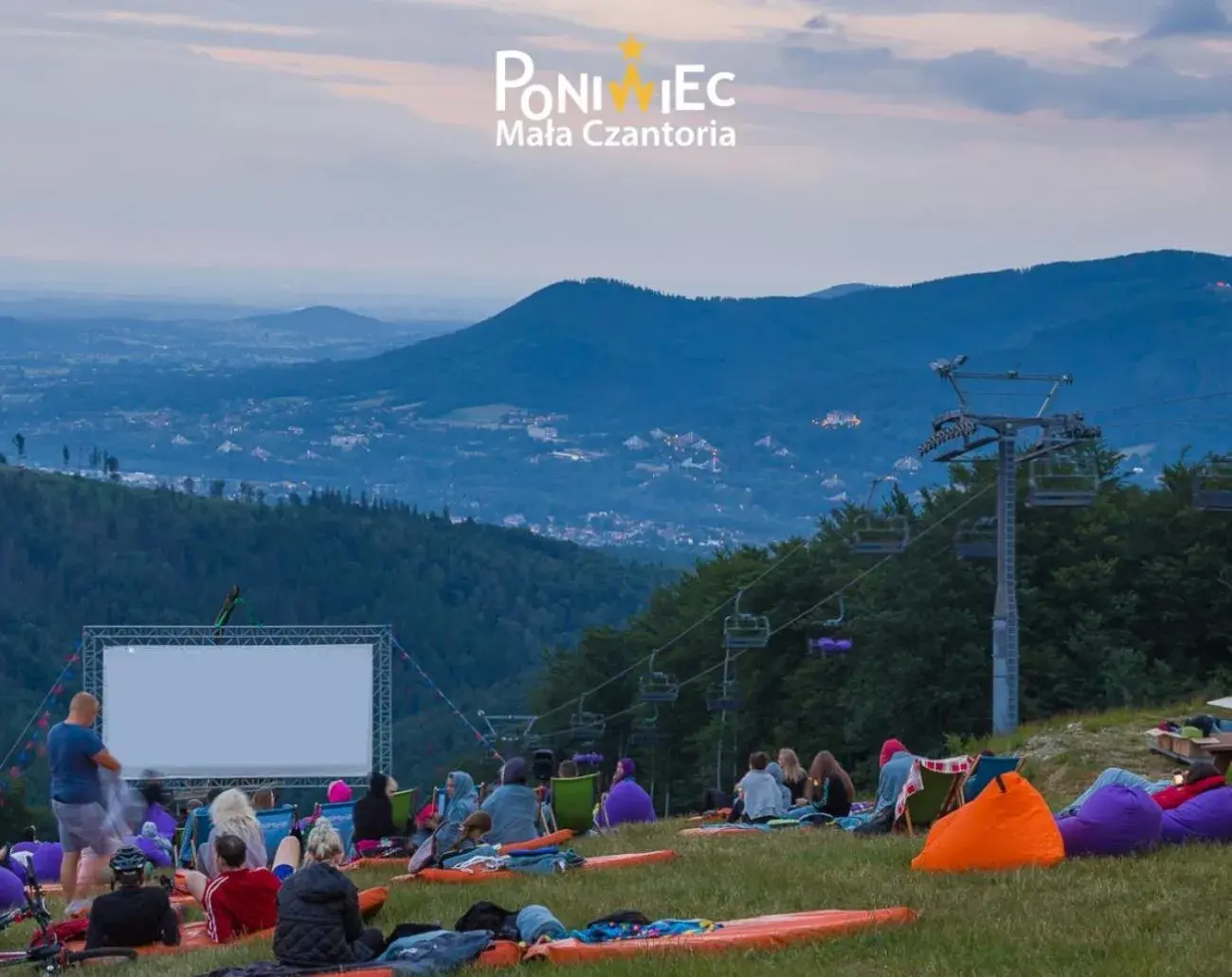 Mountain view in Poniwiec Mała Czantoria Mountain view in Poniwiec Mała Czantoria