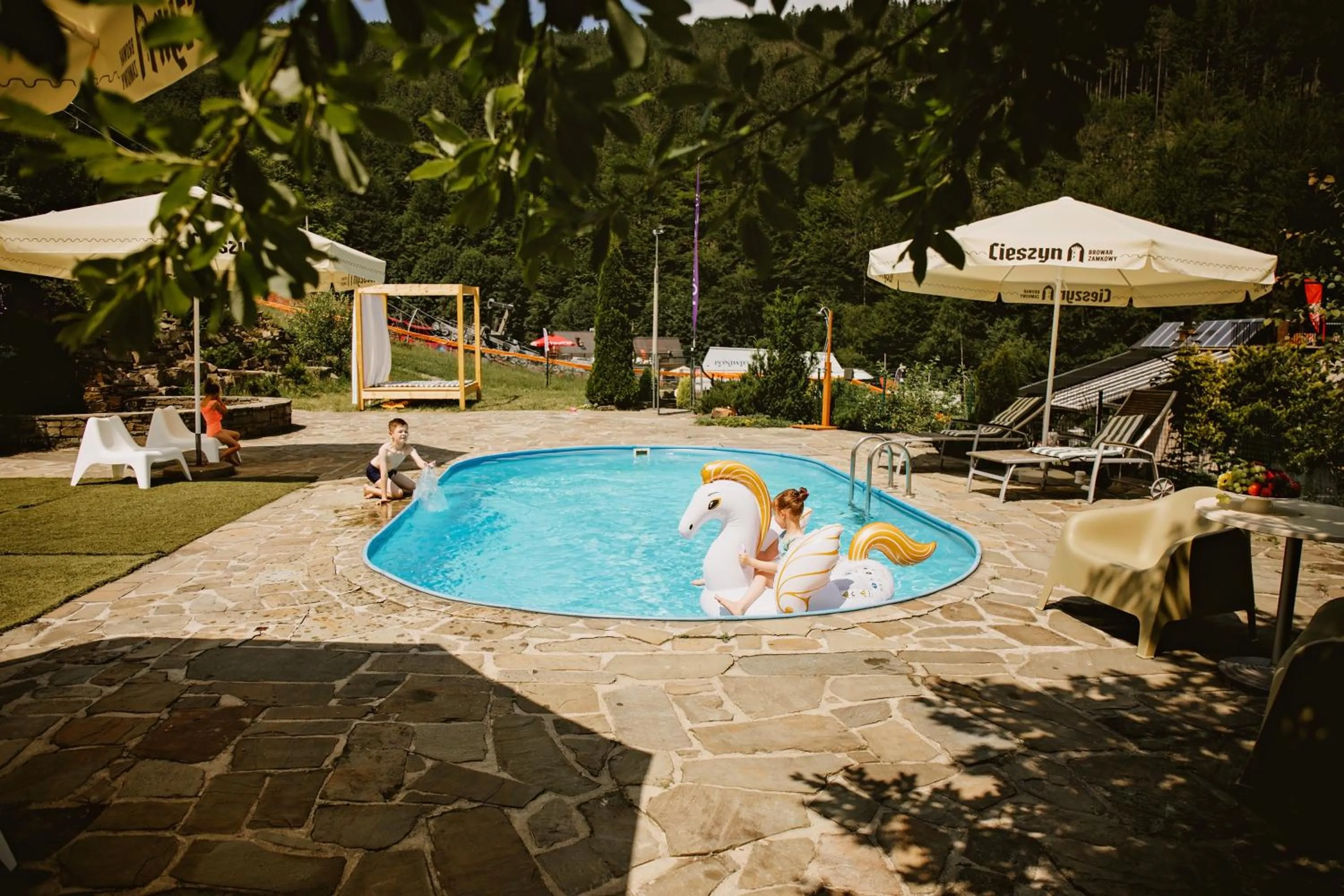 Pool view in Poniwiec Mała Czantoria