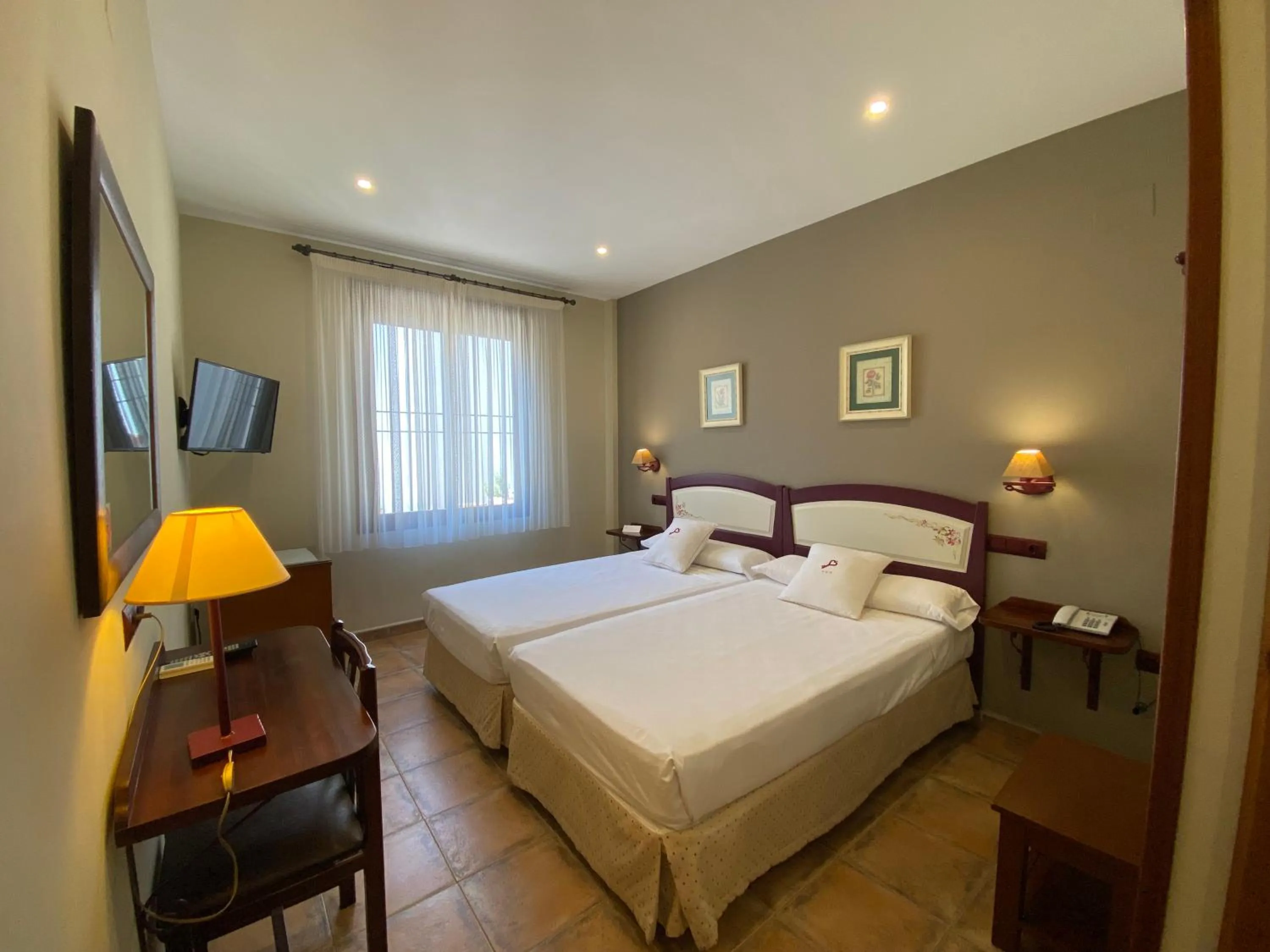 Bed in Hospedium Hotel Retiro del Maestre