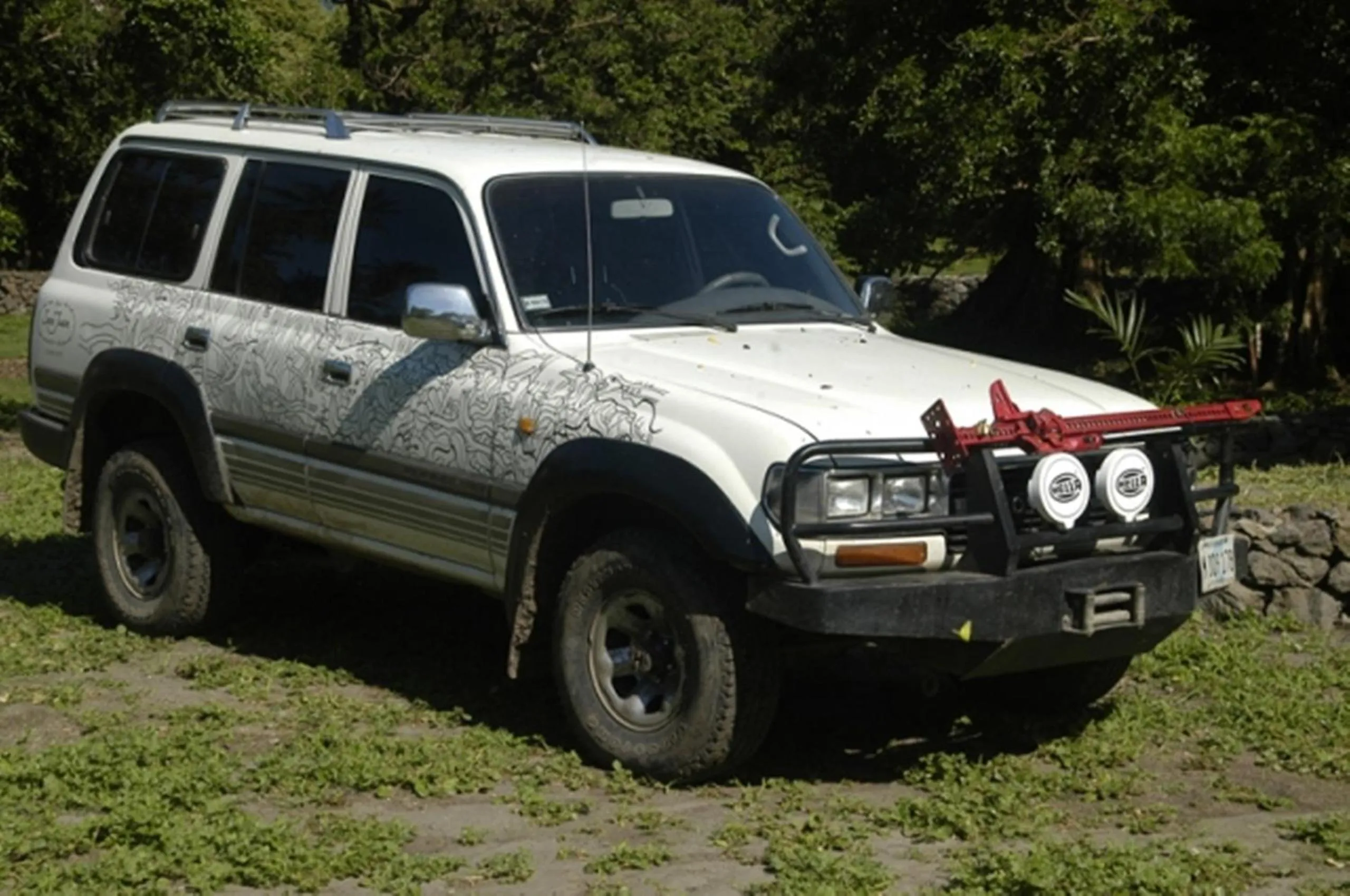 Decorative detail in Hotel San Juan Ometepe