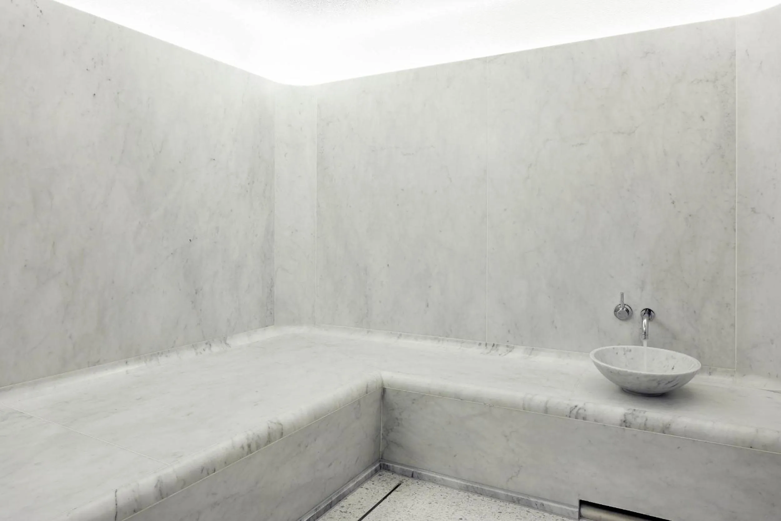 Steam room in St. James' Court, A Taj Hotel, London