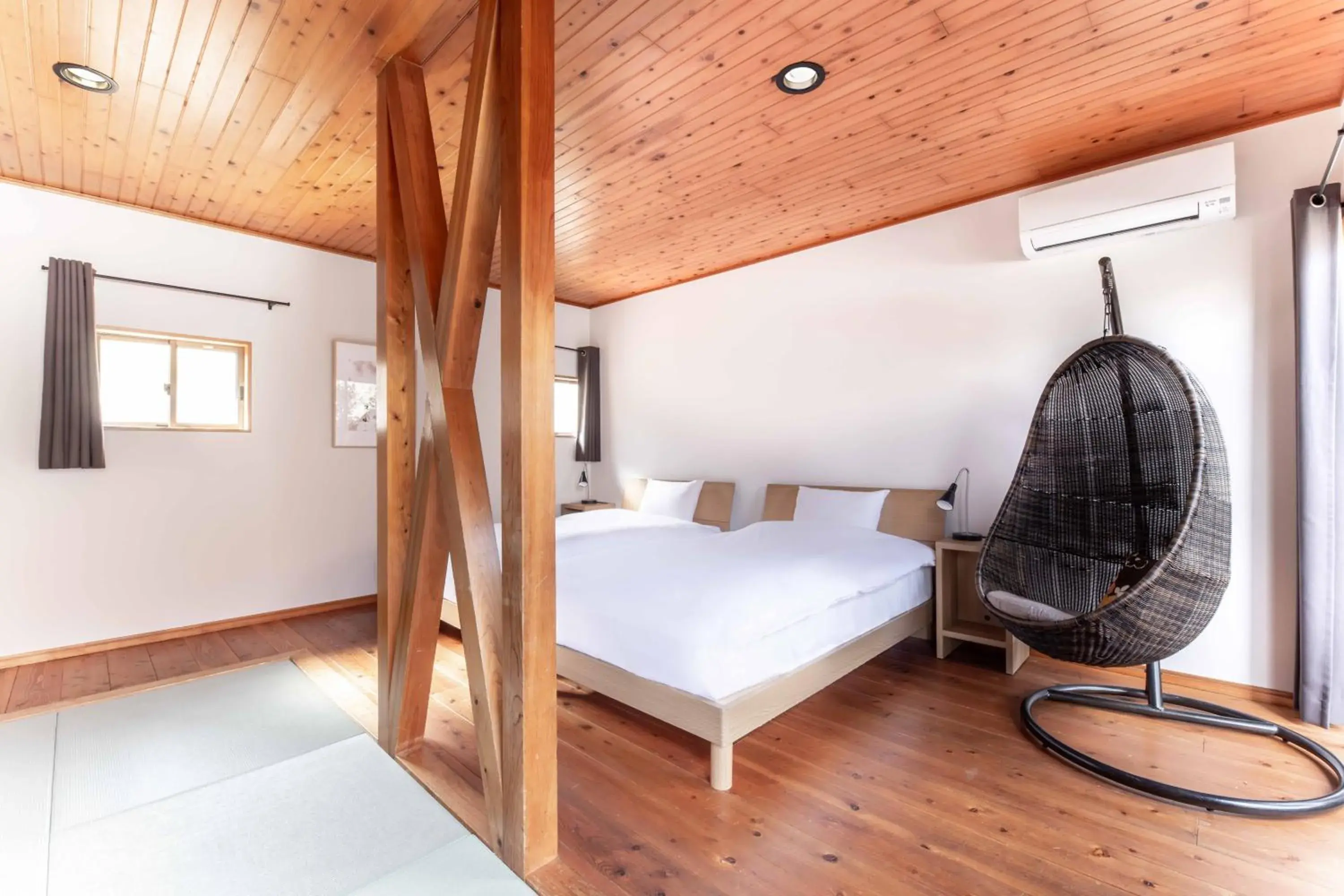 Bed in Hanare no Yado Hanagokoro Bed in Hanare no Yado Hanagokoro