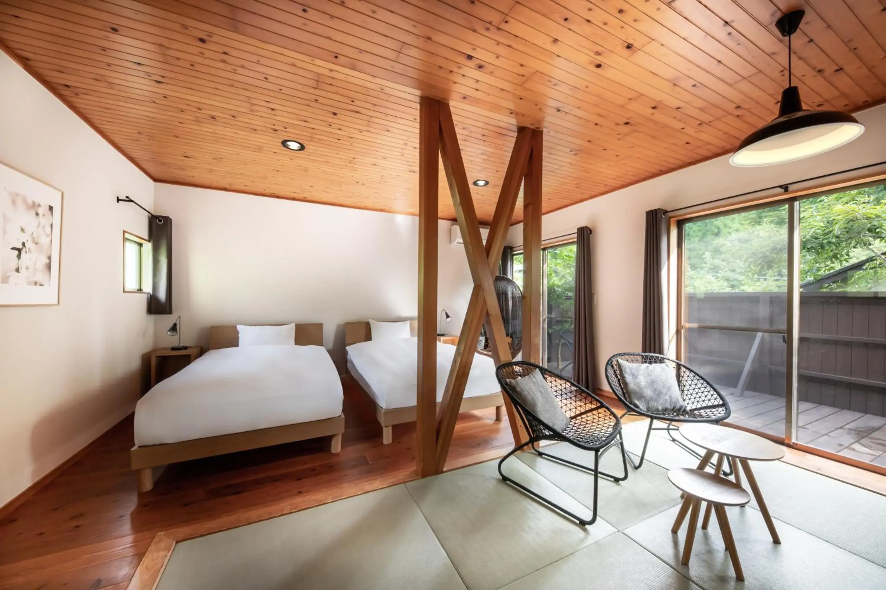 Bed in Hanare no Yado Hanagokoro Bed in Hanare no Yado Hanagokoro