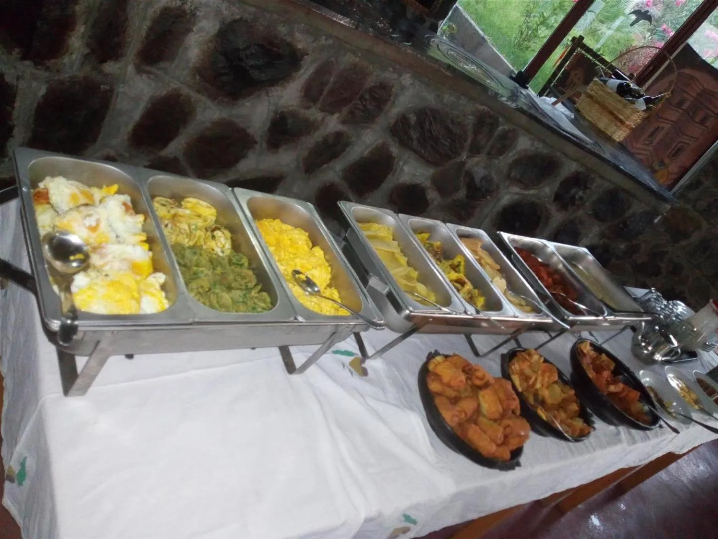 Breakfast in Sora Lodge Lalibela