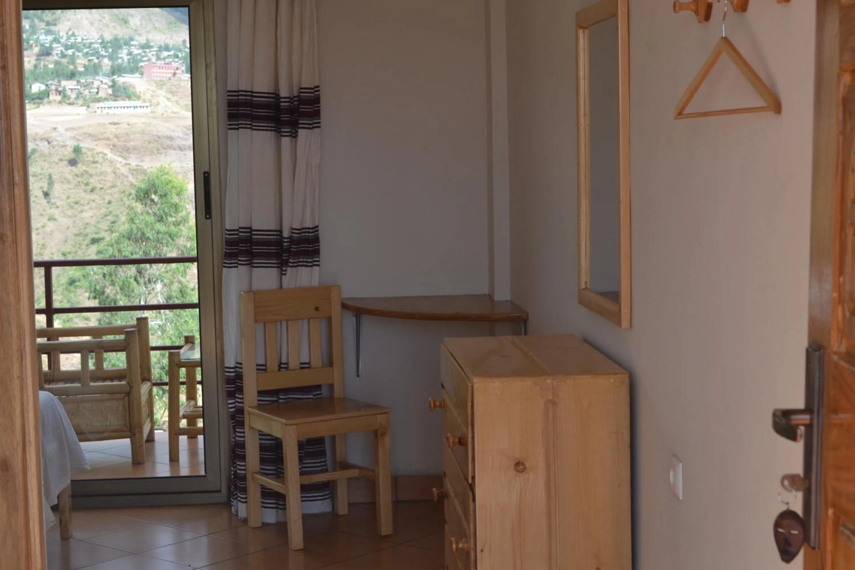 Bed in Sora Lodge Lalibela