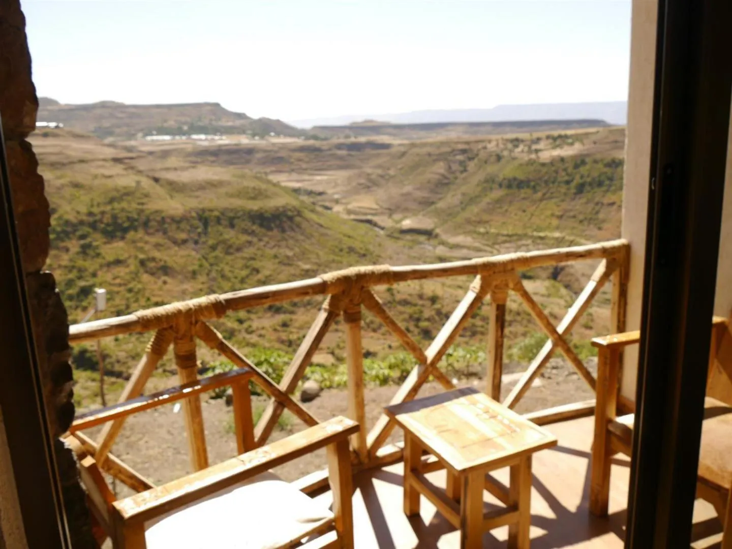 Balcony/Terrace in Sora Lodge Lalibela