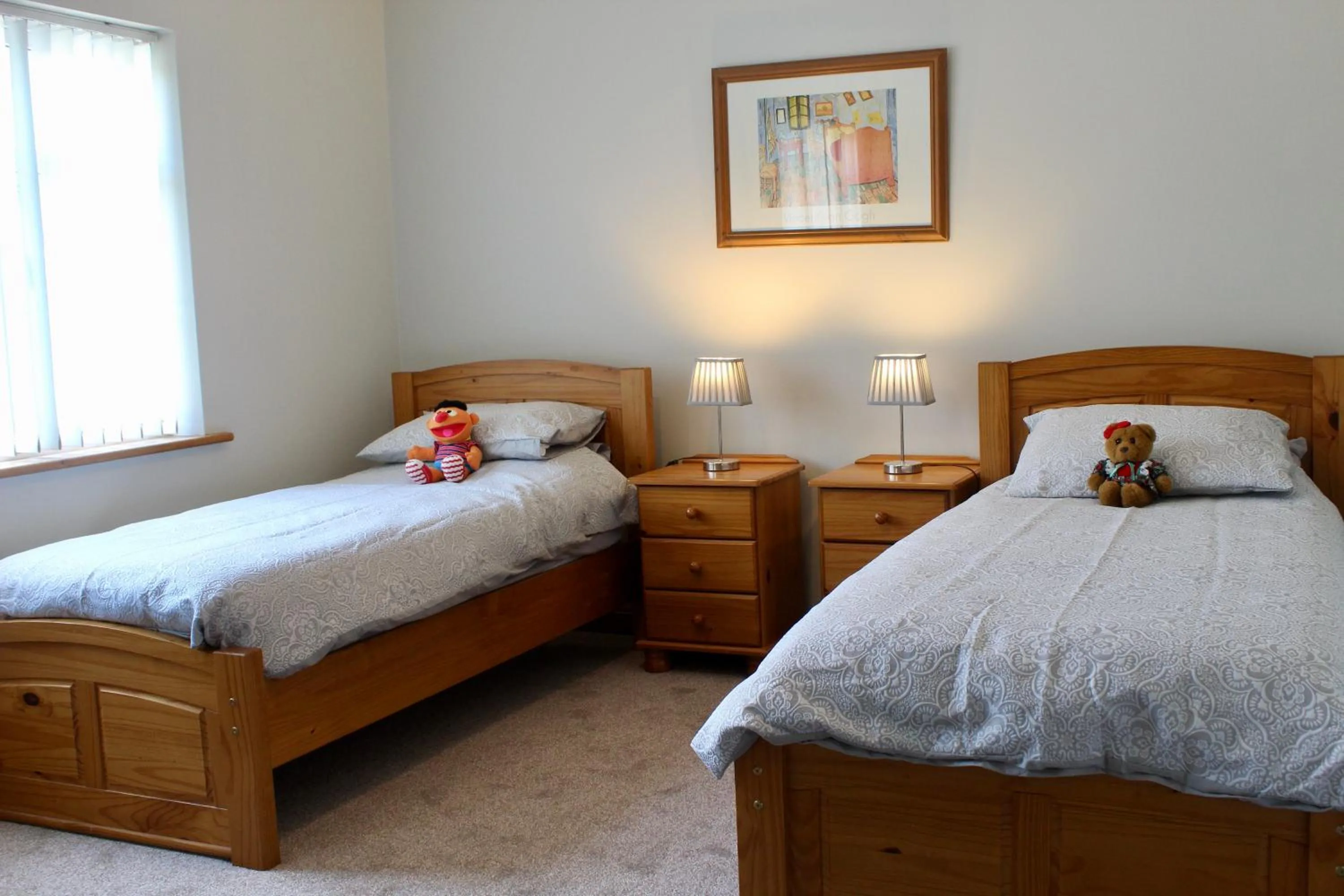 Bedroom, Bed in Mount Leinster View