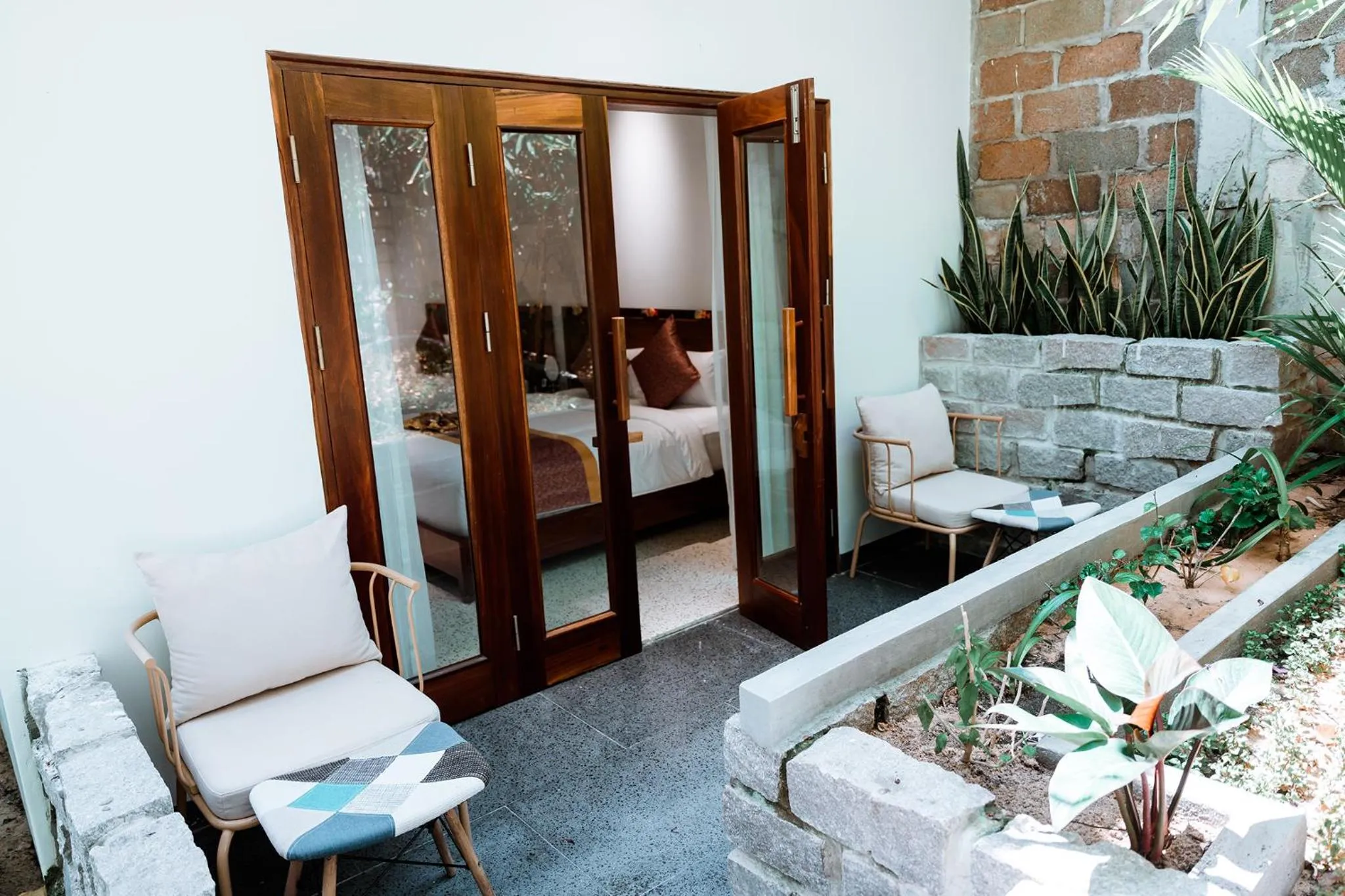 Balcony/Terrace, Bed in Pandora Sand Hill Mũi Né Resort