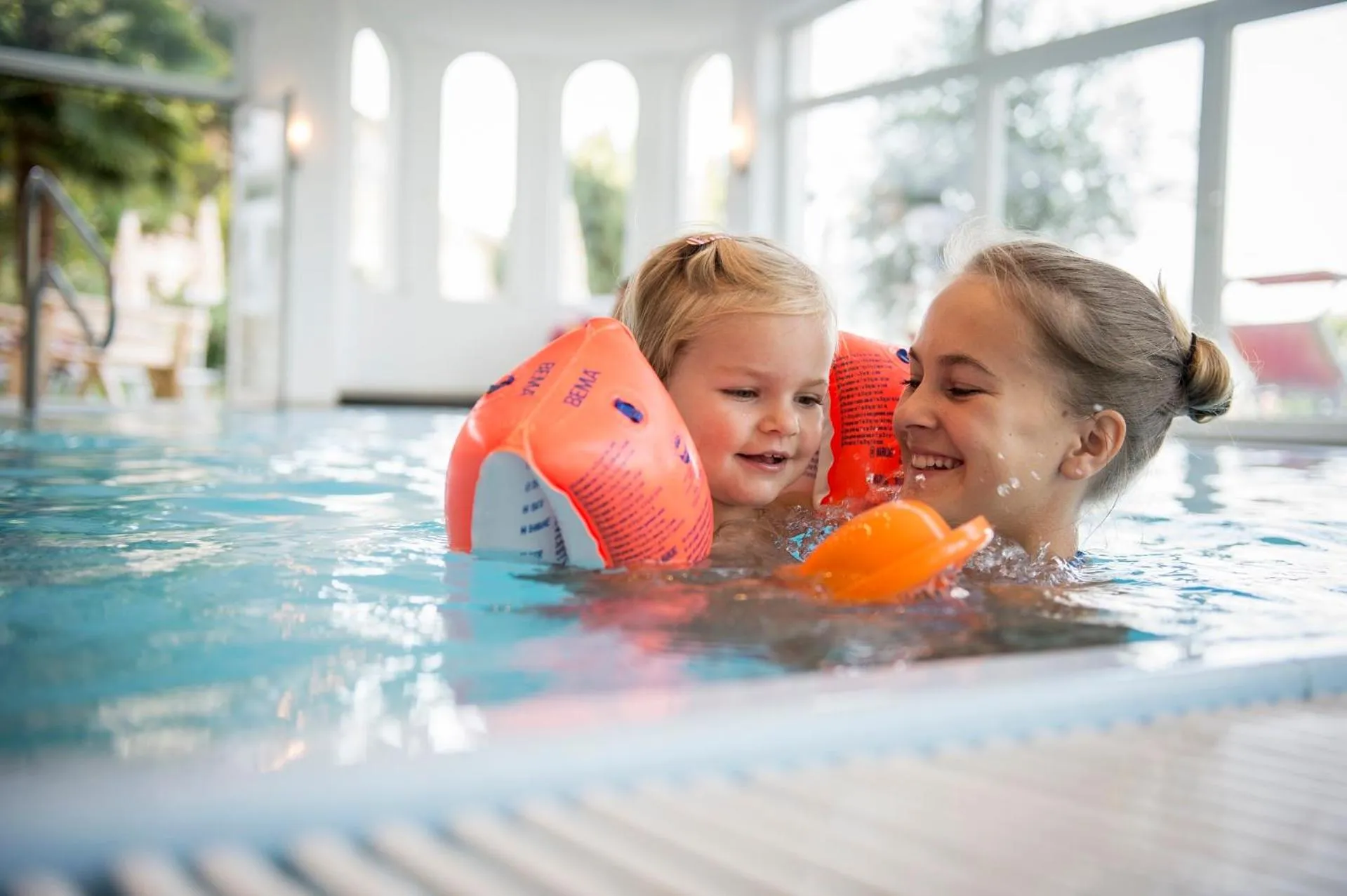 Swimming pool in Family Hotel Gutenberg