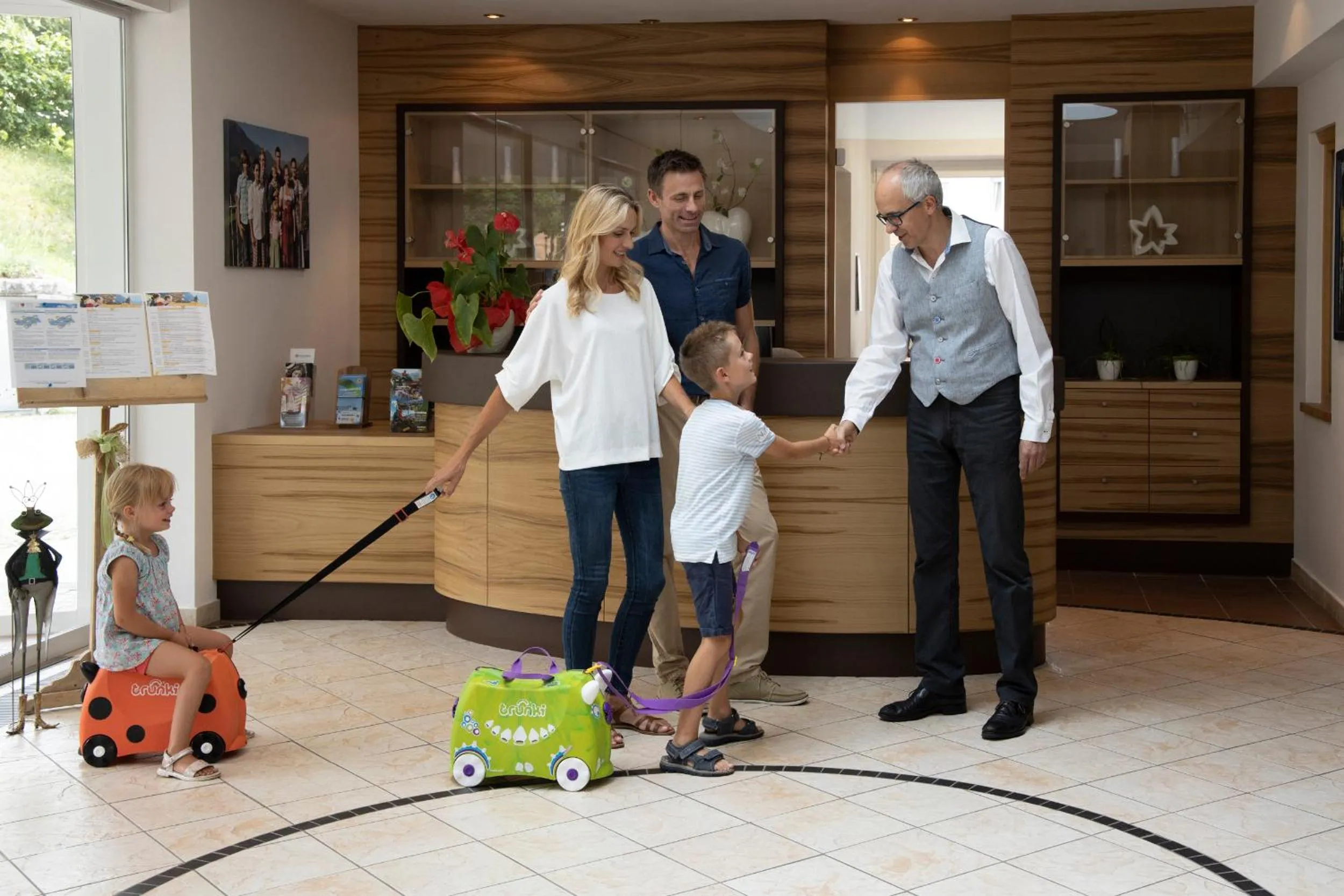 Decorative detail in Family Hotel Gutenberg