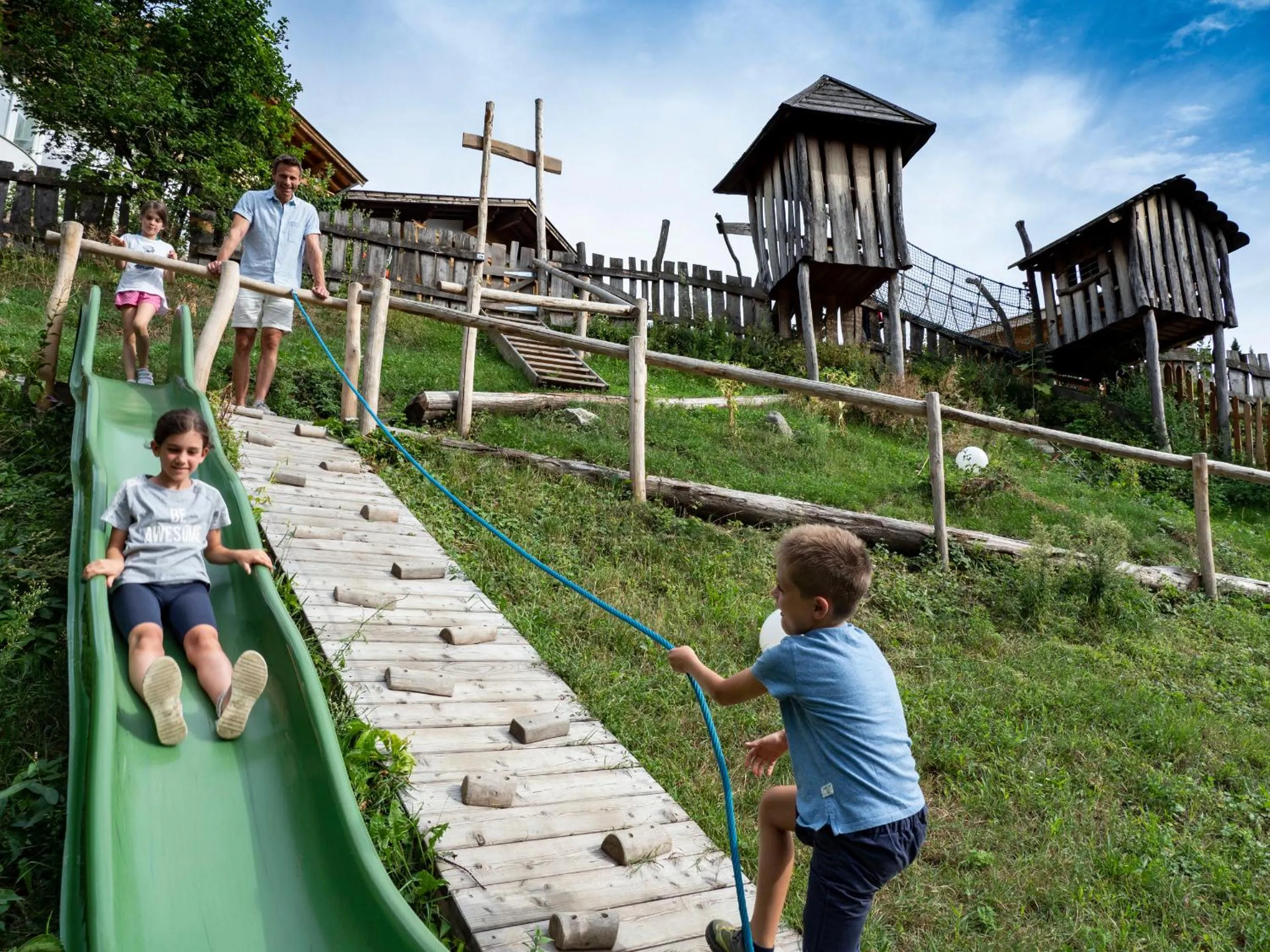 Children play ground in Family Hotel Gutenberg