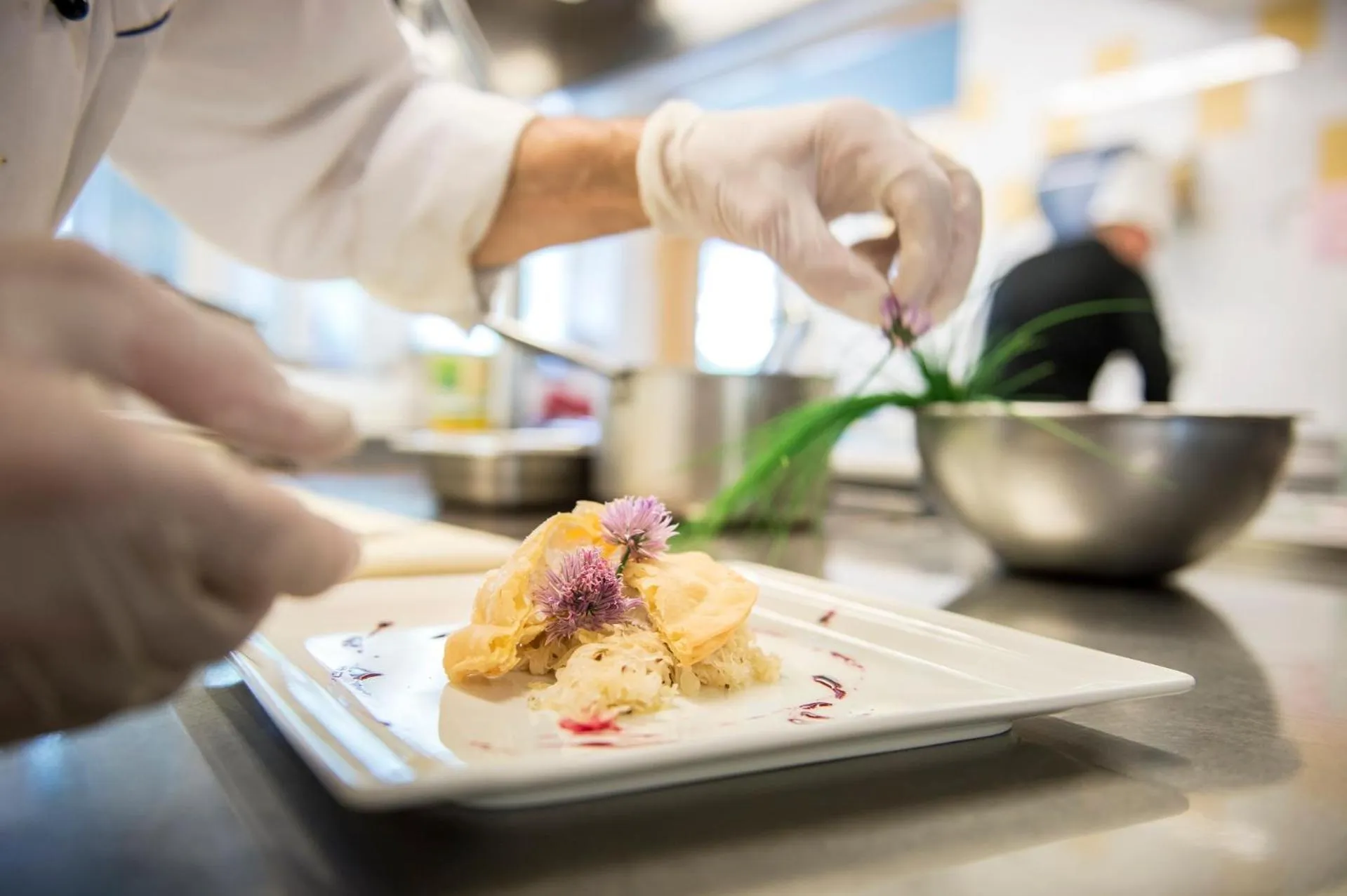 Food close-up in Family Hotel Gutenberg