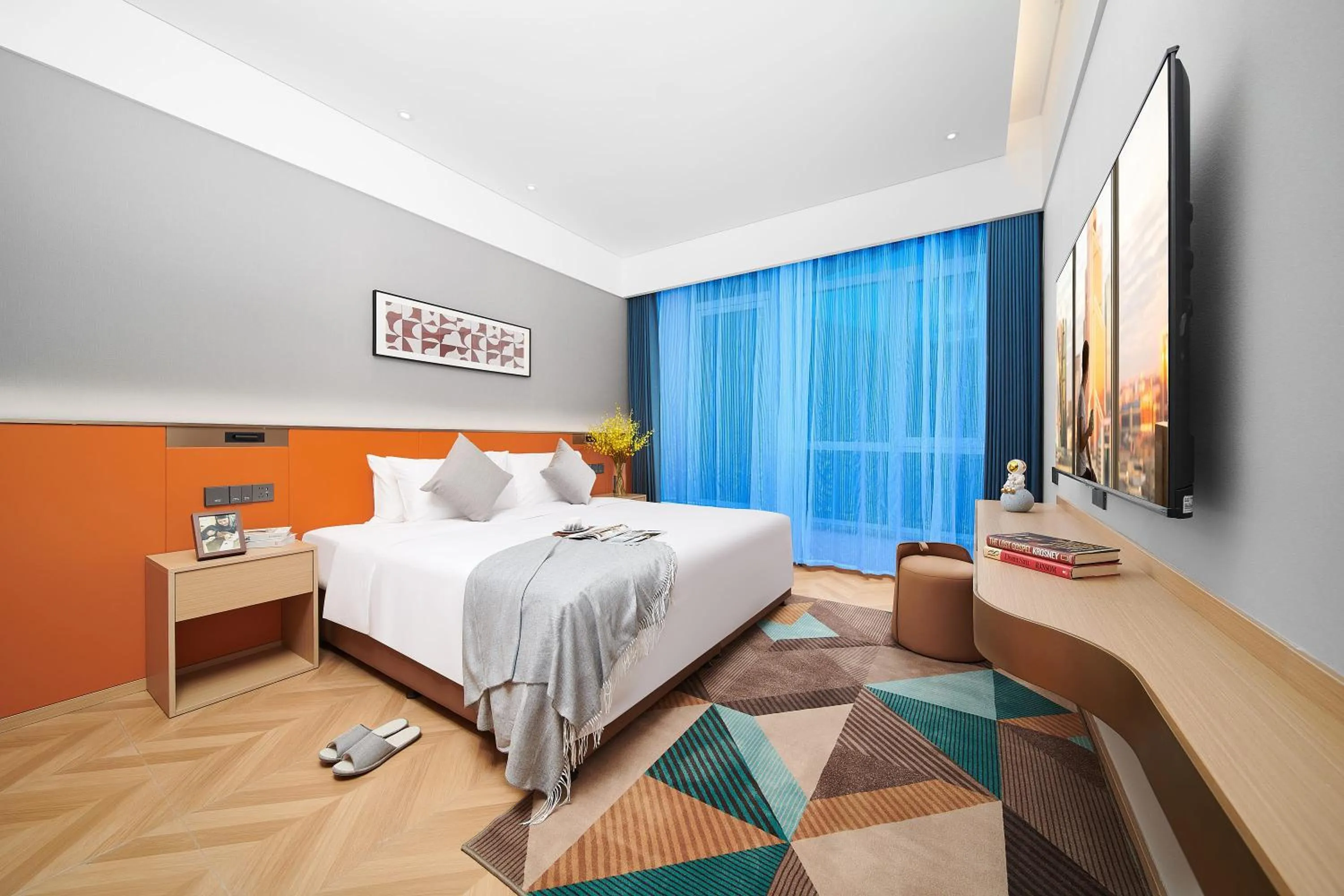 Bedroom, Bed in Citadines DD Port Dalian