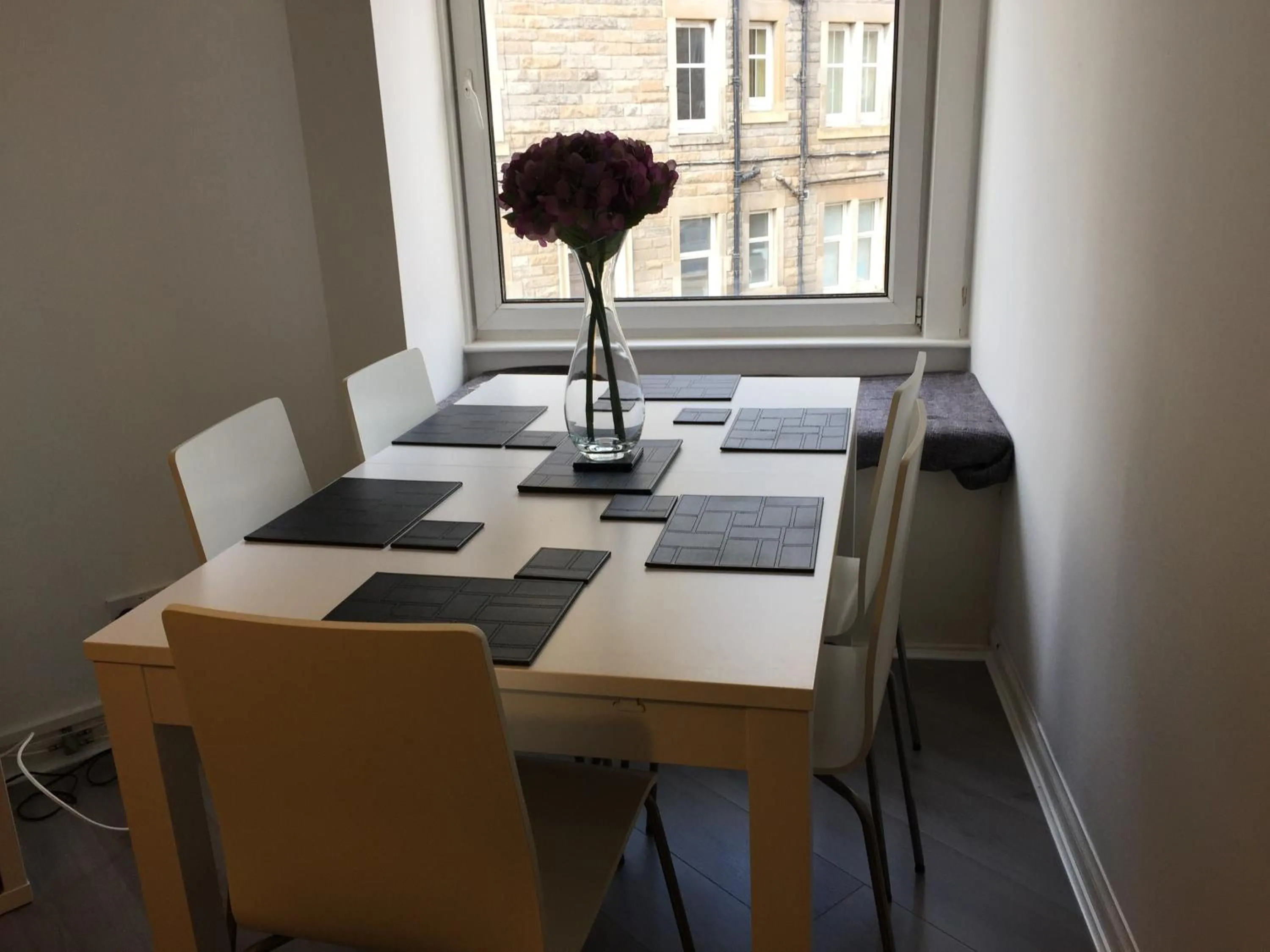 Dining area in Lochrin Apartments by Edinburgh City Apartments