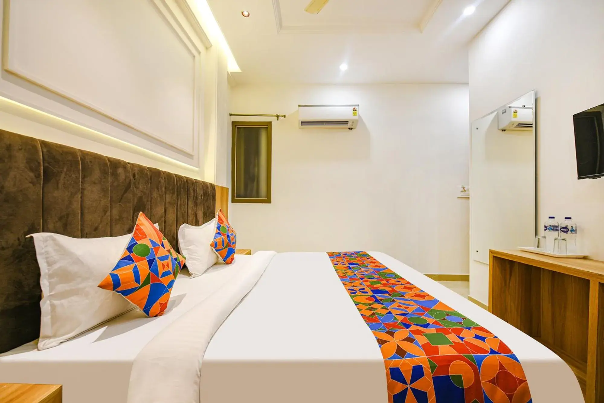 Bed in FabHotel Midway Bed in FabHotel Midway