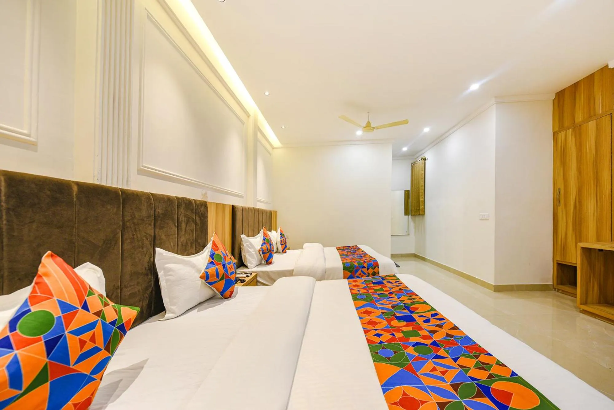 Bed in FabHotel Midway