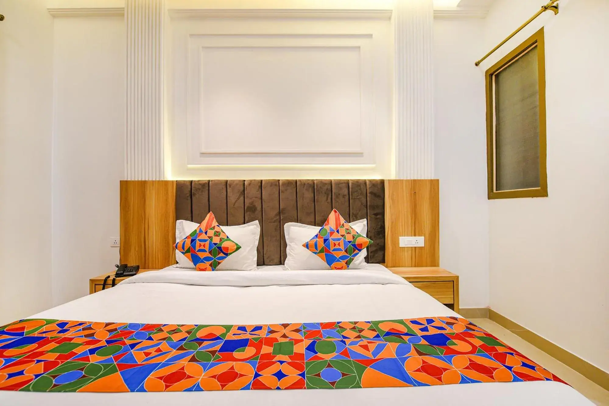 Bed in FabHotel Midway Bed in FabHotel Midway