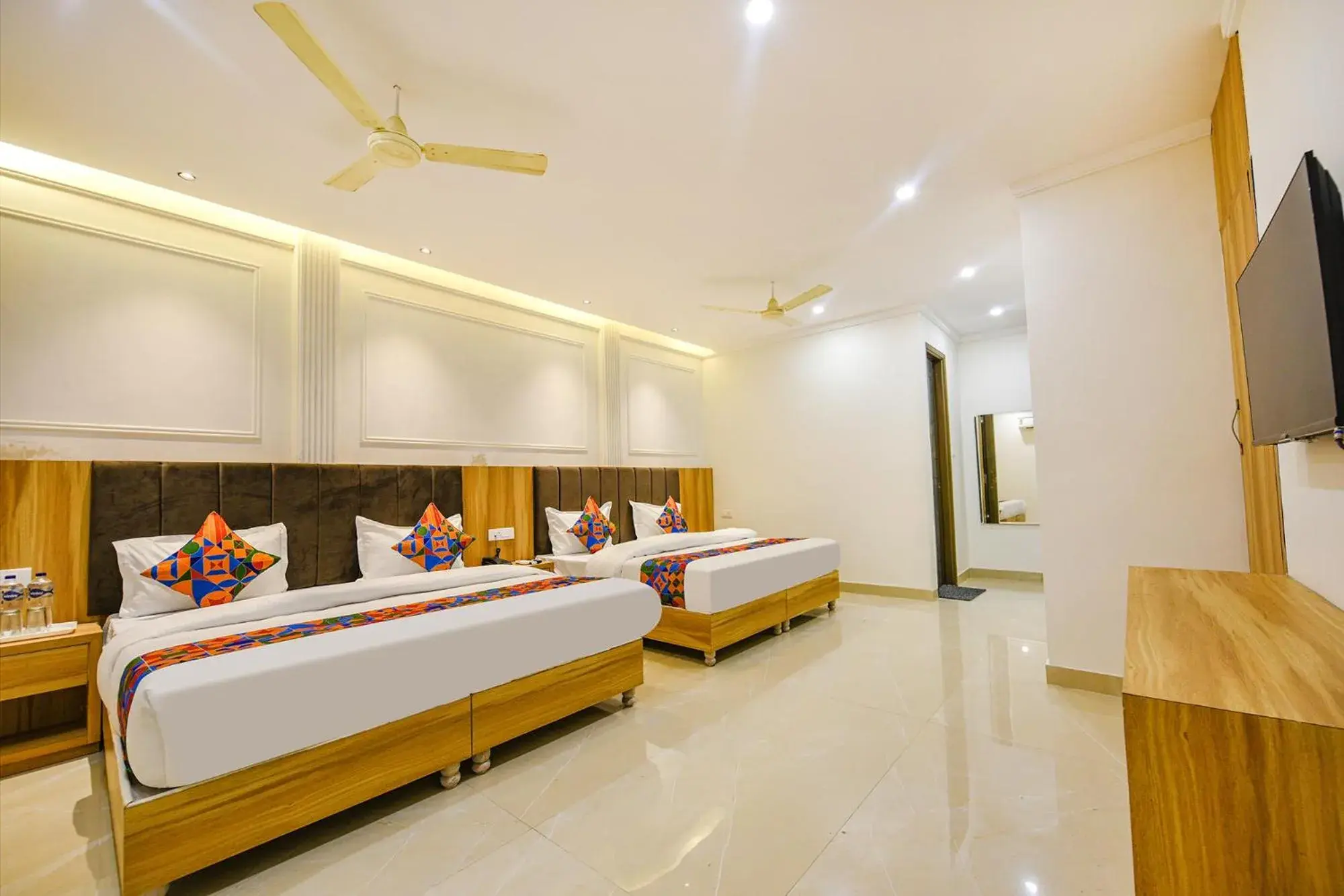 Bed in FabHotel Midway Bed in FabHotel Midway