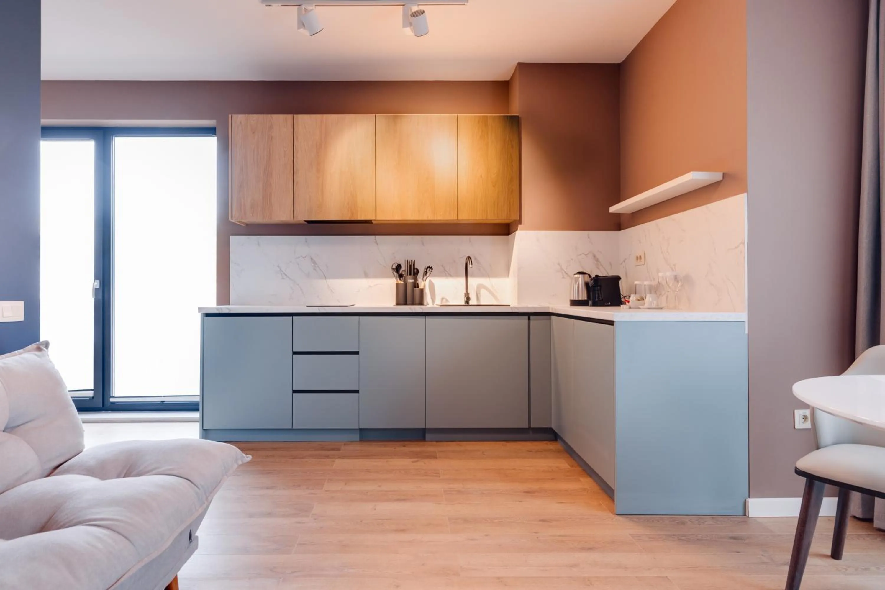 Kitchen or kitchenette in Syndicate Lodging Aparthotel