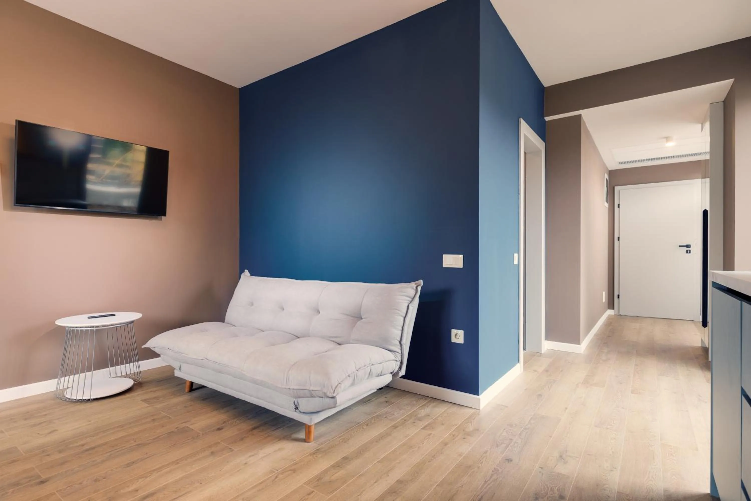 Living room in Syndicate Lodging Aparthotel