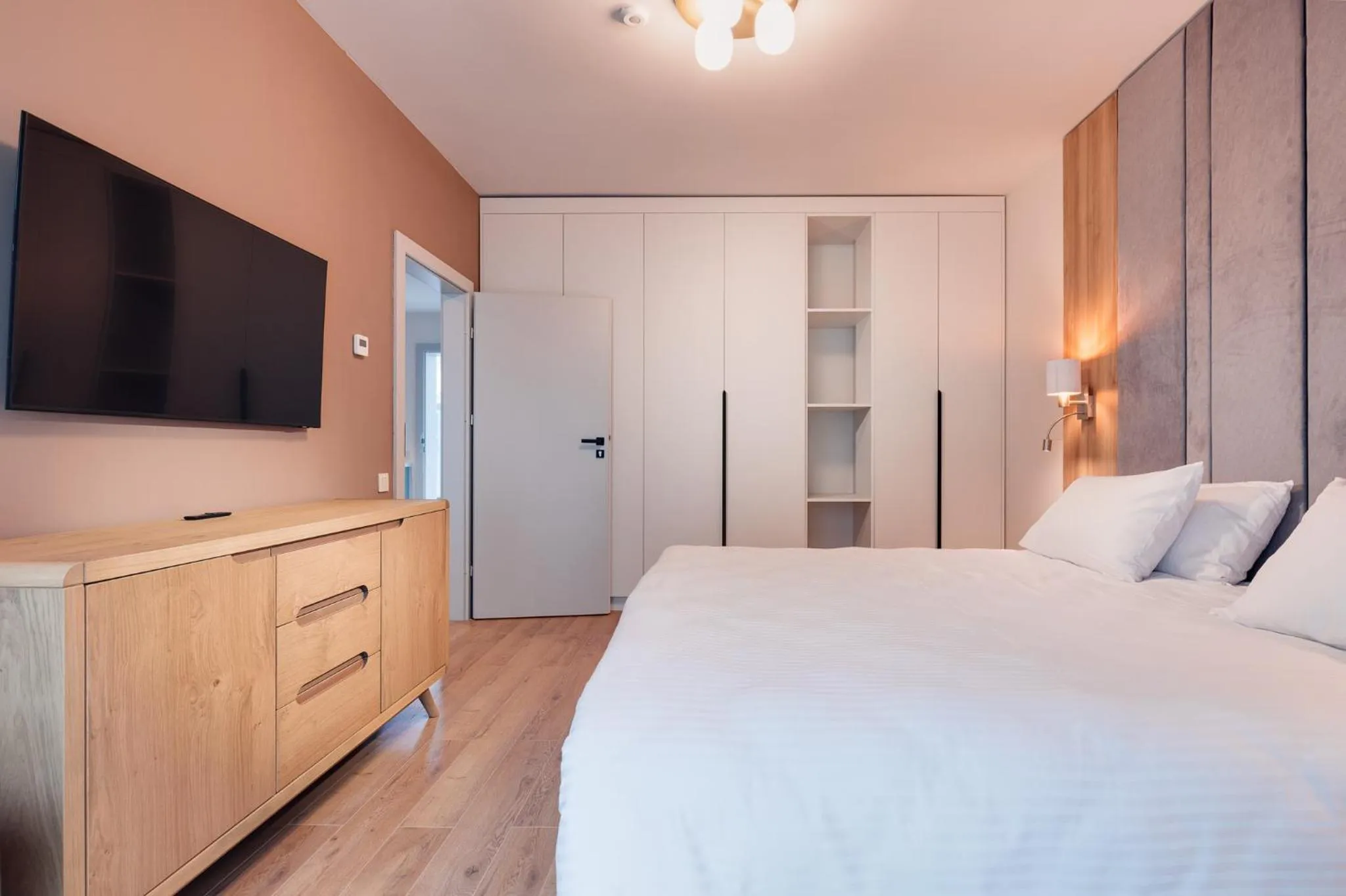 Bedroom, Bed in Syndicate Lodging Aparthotel