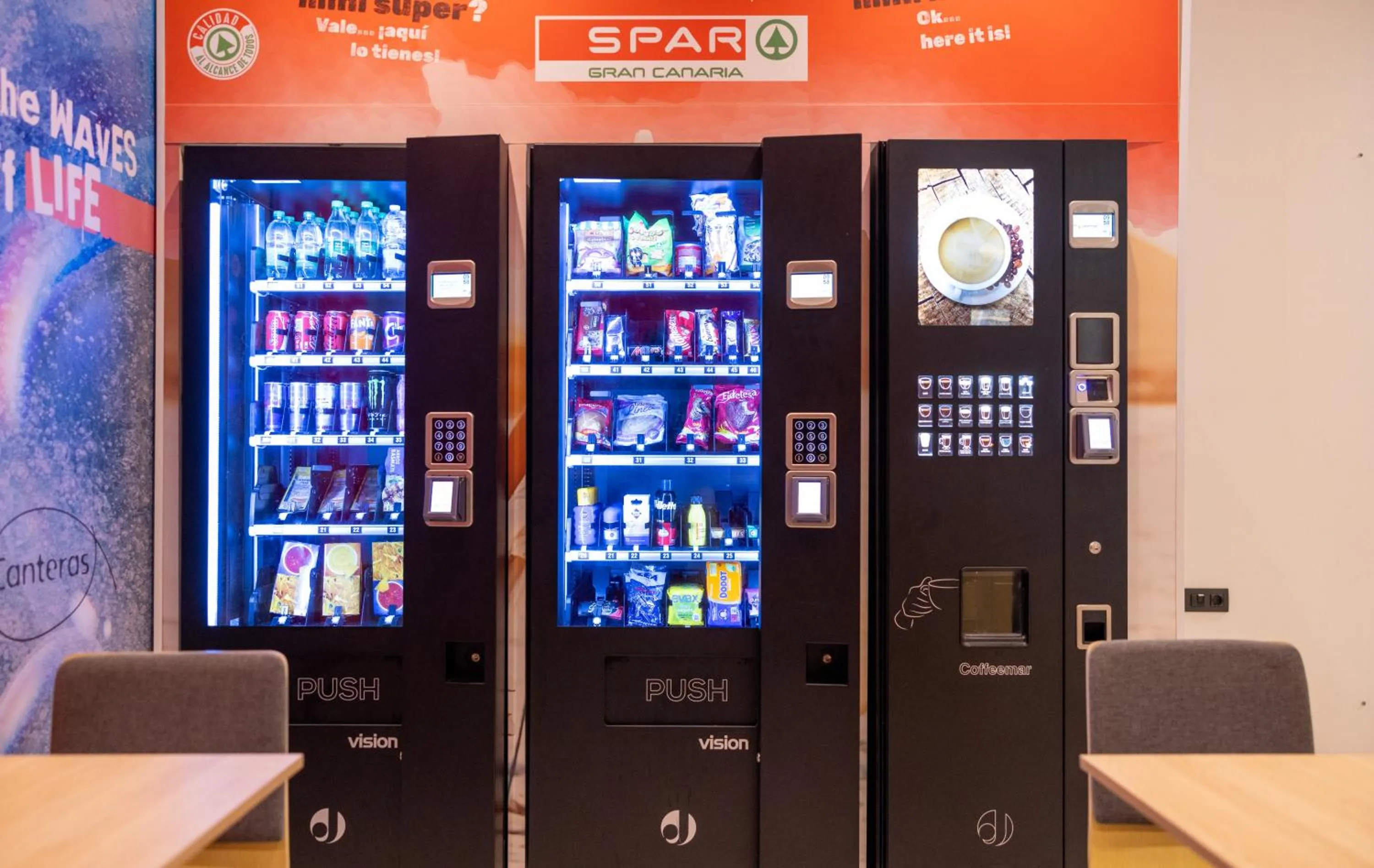 vending machine in Sholeo Lodges Las Palmas Flats
