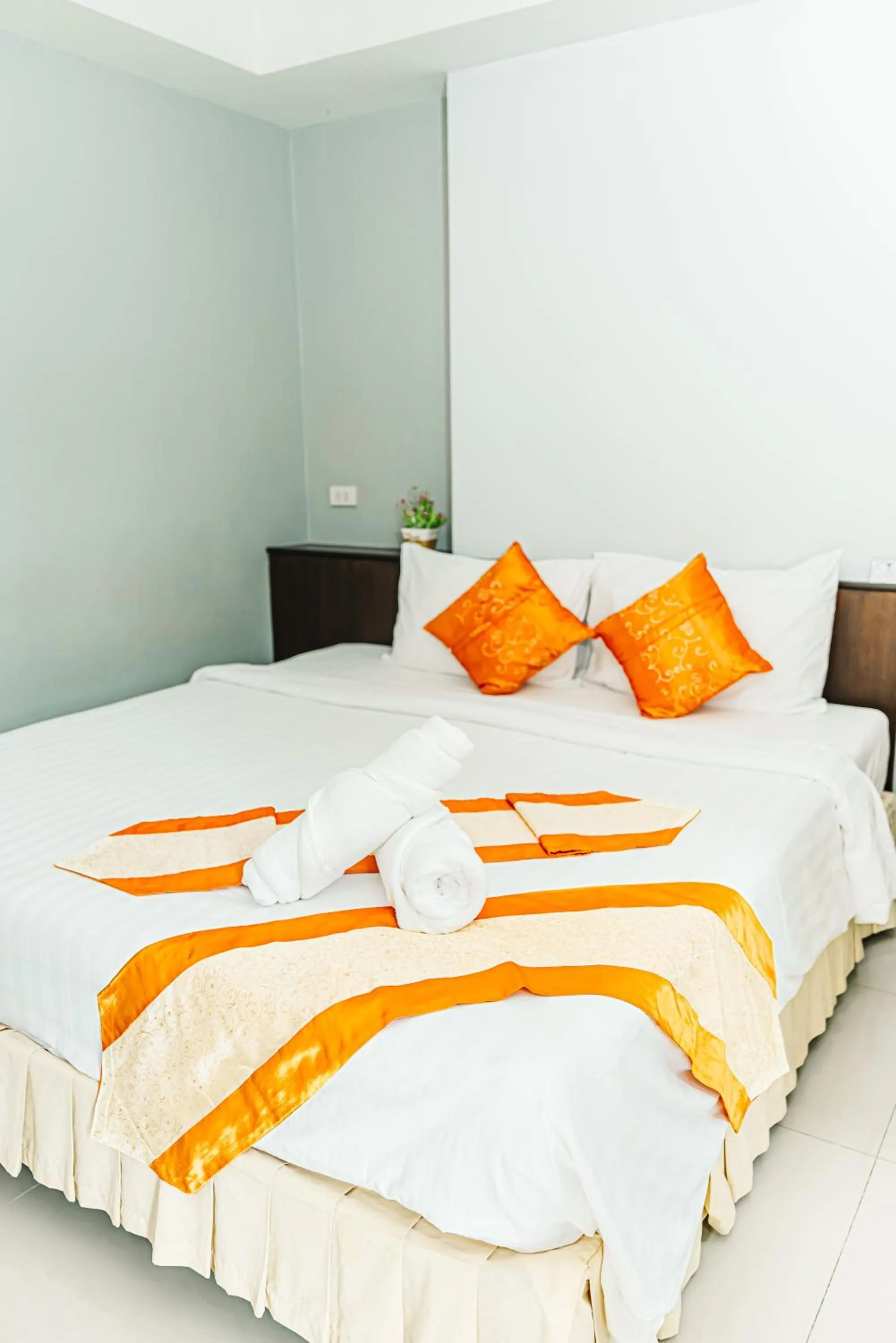 Bed in Saiyuan Residence Phuket