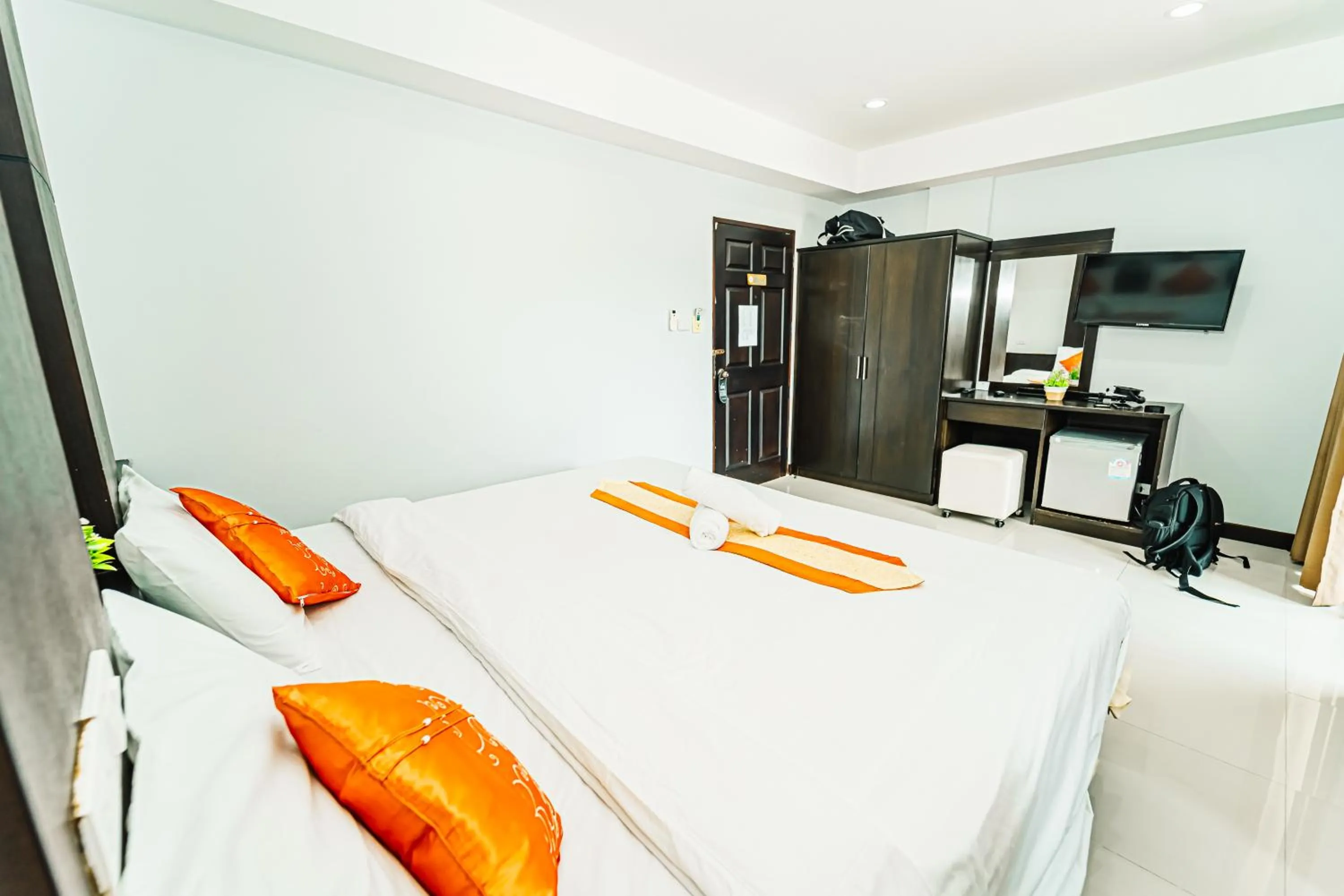 Bed in Saiyuan Residence Phuket