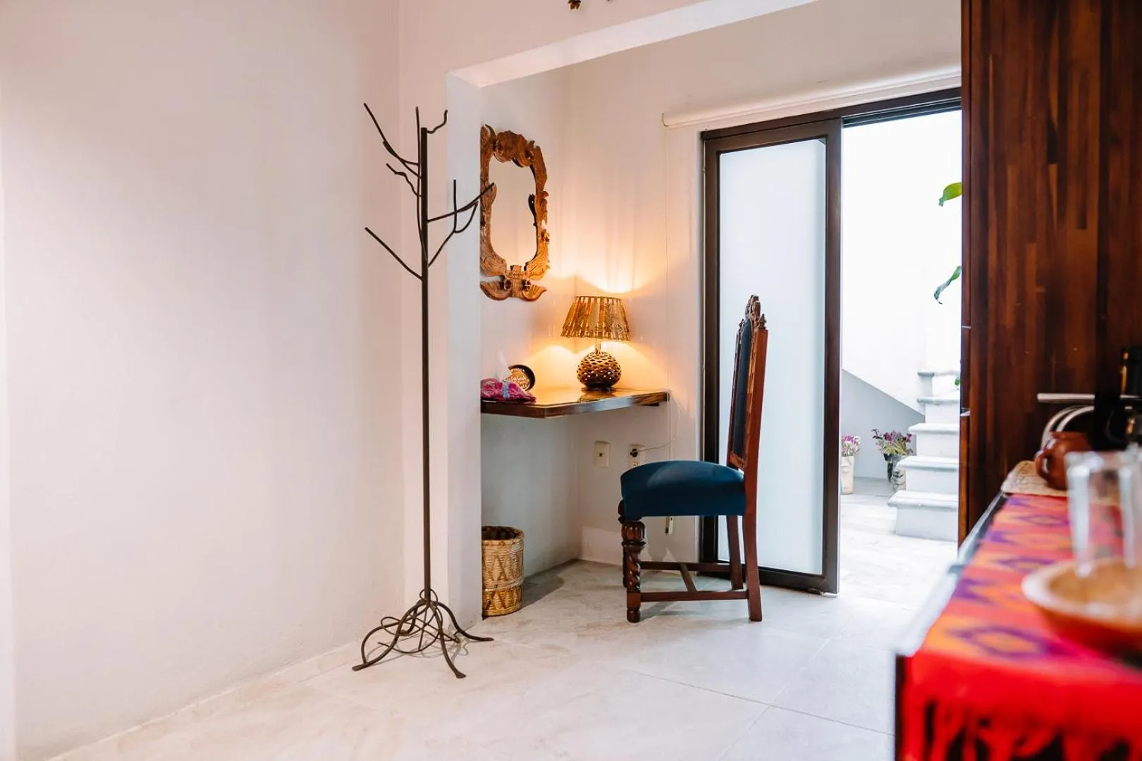 Seating area in La Casa Carlota