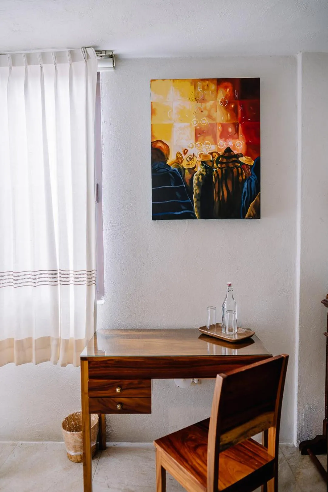 Seating area in La Casa Carlota