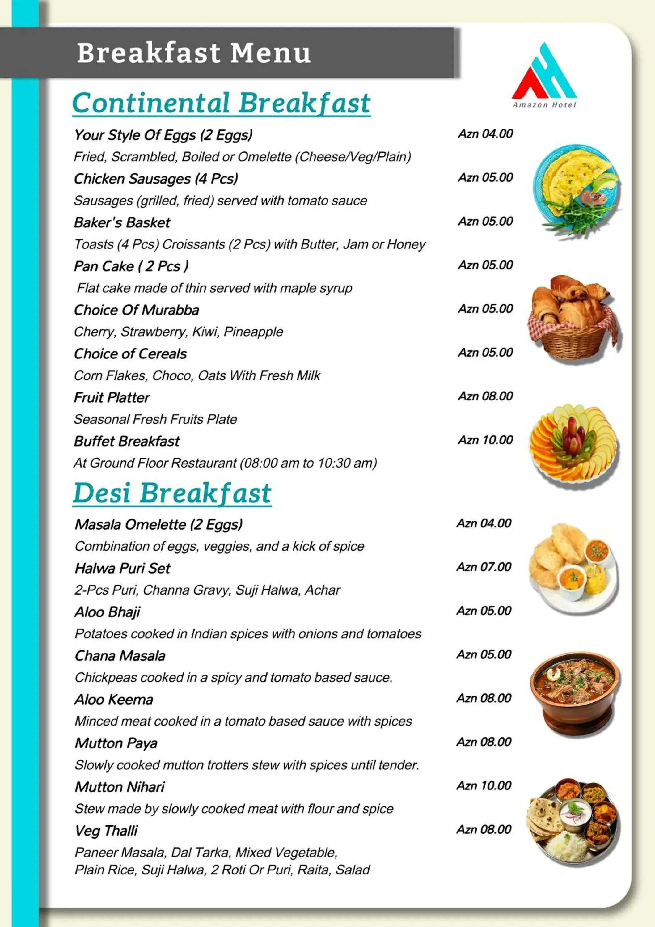 Food and drinks in Amazon Hotel - Free Massage Food and drinks in Amazon Hotel - Free Massage