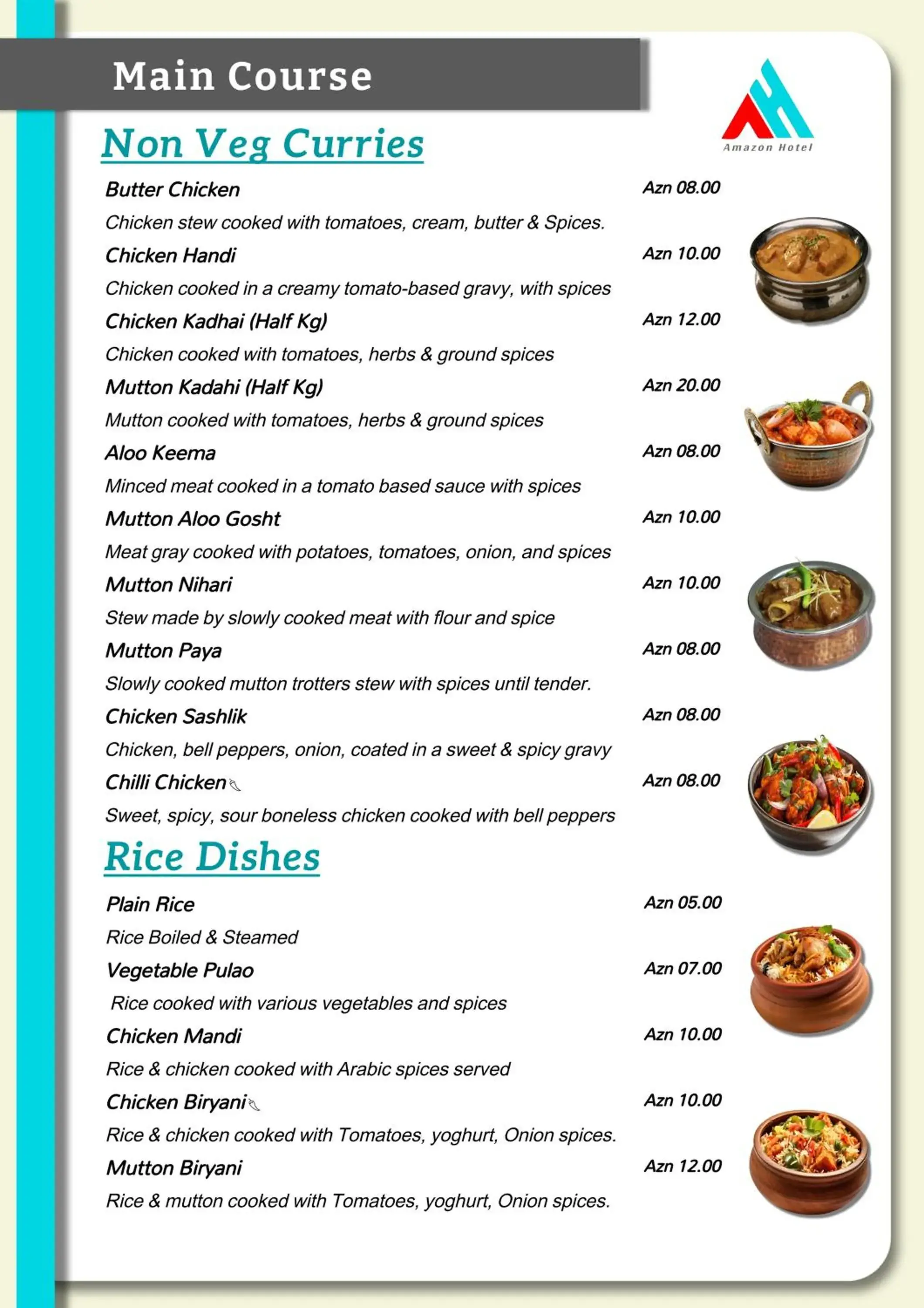 Food and drinks in Amazon Hotel - Free Massage Food and drinks in Amazon Hotel - Free Massage