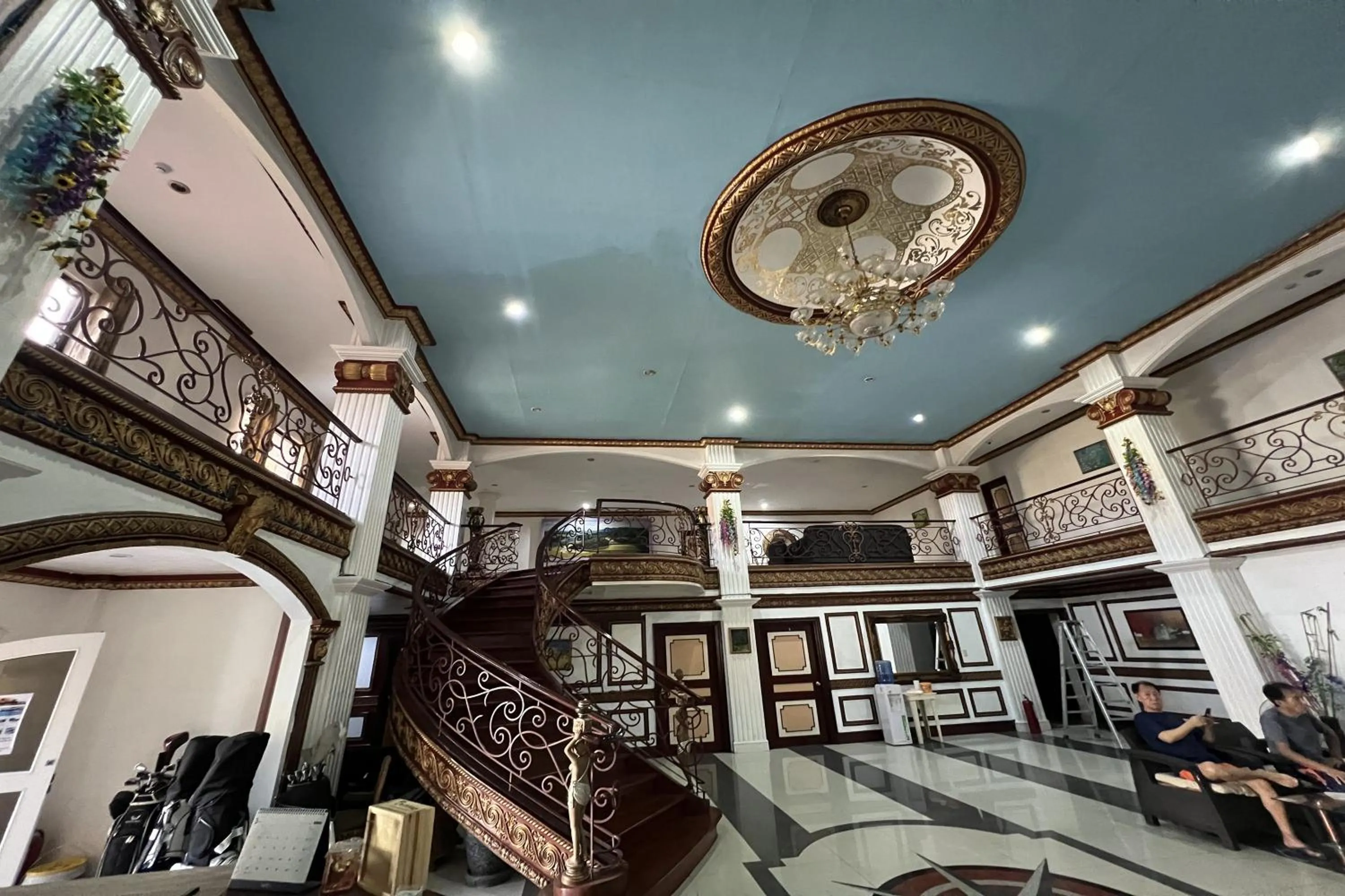 Property building in Garden Suite Hotel near Koreatown